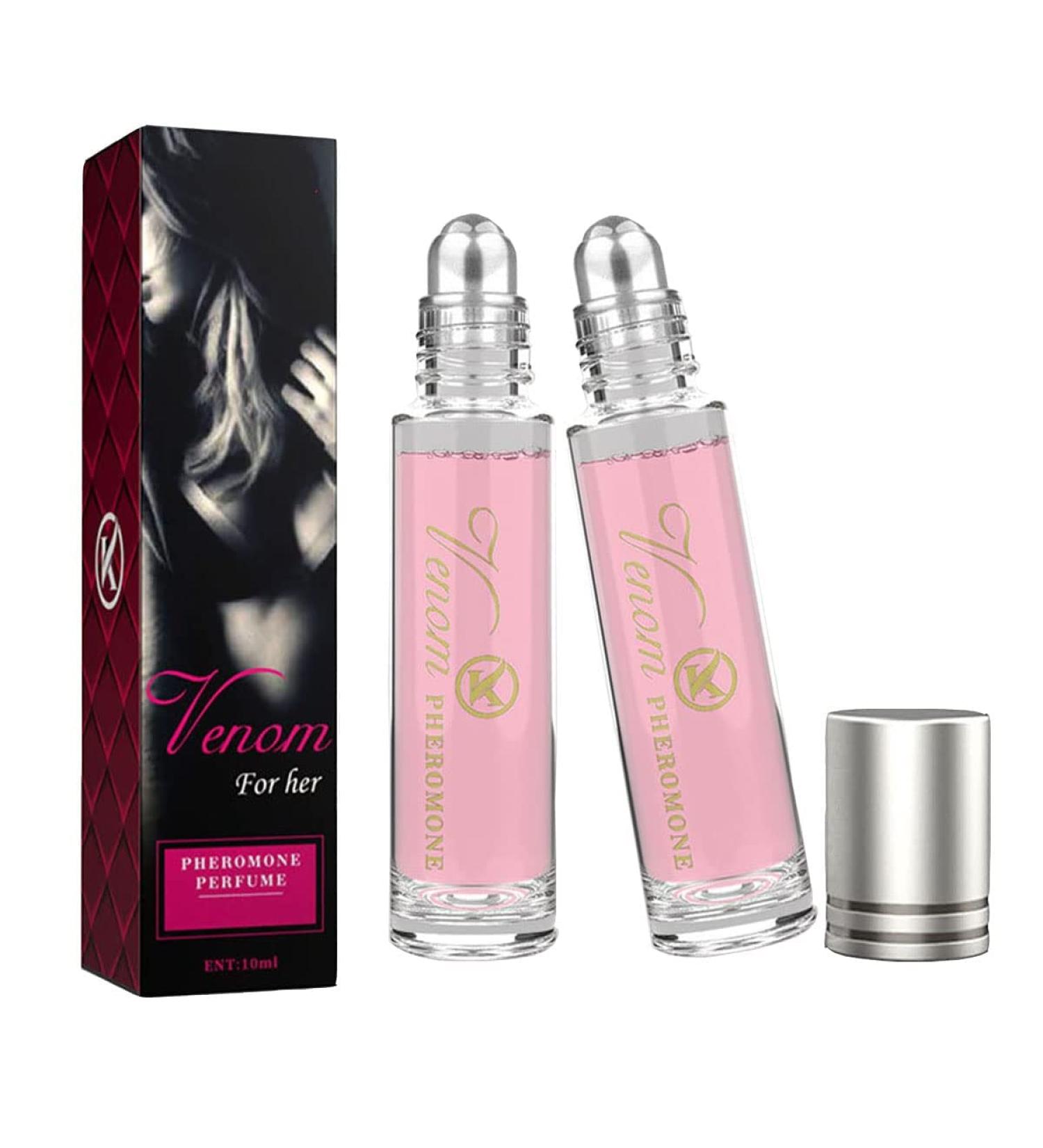 Perfume for Men Valentine's Day Sale Rose Perfume Oil Pheromone Perfume for Men Roll on Perfume Oil Portable Perfume for Male (2 Pcs-B) - Buy Online on SooperMarket.com