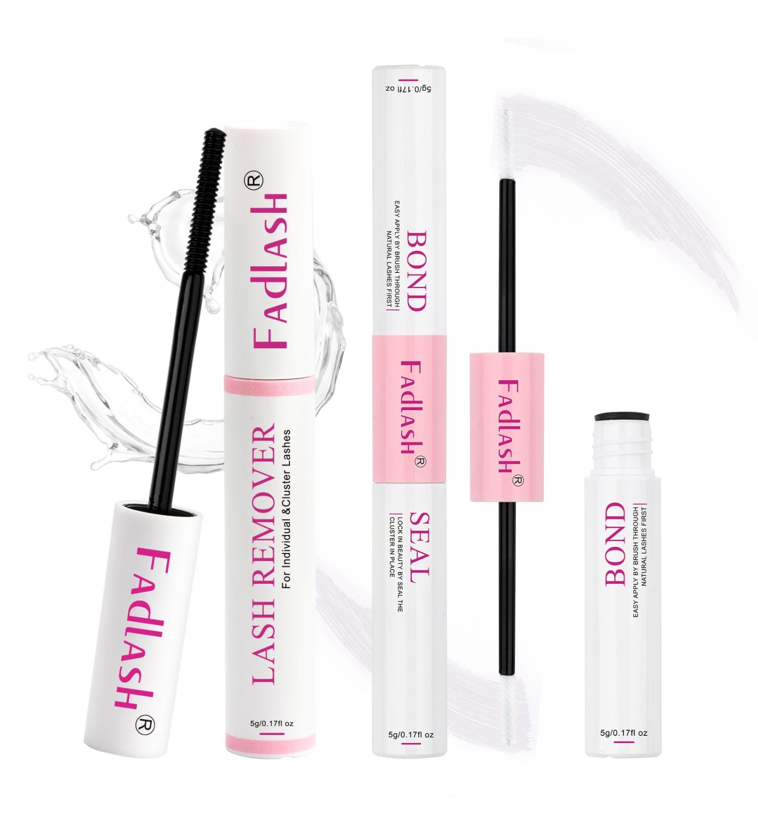 FADLASH Lash Bond and Seal with Remover 15ml - Super Strong Hold Eyelash Extension Glue with Gentle Remover - Buy Online on SooperMarket.com