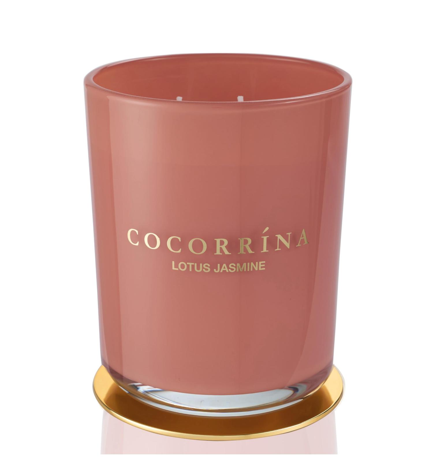Cocorr na Lotus Jasmine Candle - 420g Natural Soy Candle 46-Hour Burn Time 2 Wicks Perfect Christmas Gift - Buy Online on SooperMarket.com