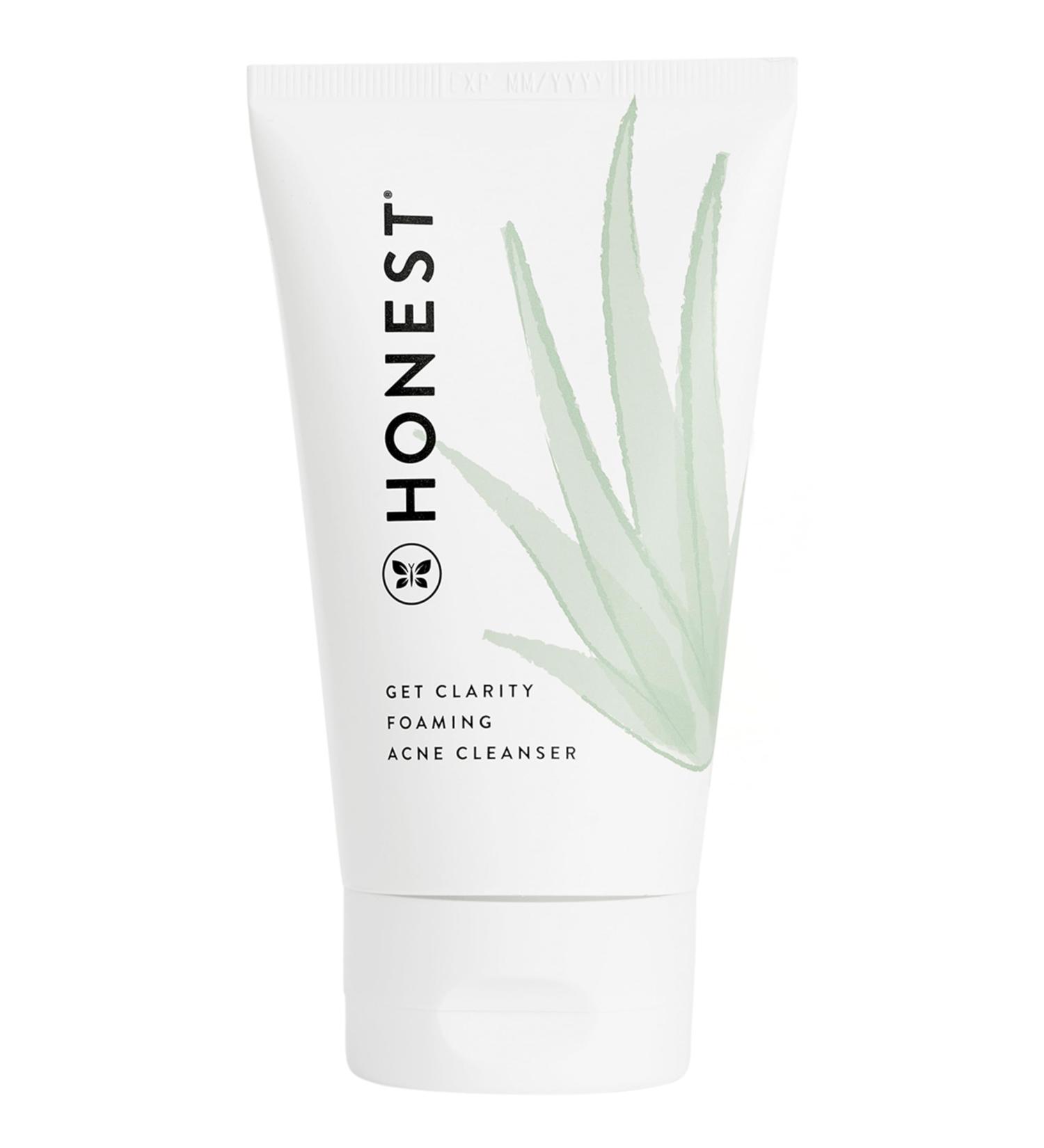 Buy Honest Beauty Get Clarity Cream to Foam Acne Cleanser for Oily Skin | Vegan Cruelty-Free Colloidal Sulfur & Apple AHAs | 4 fl oz - Buy Online on SooperMarket.com