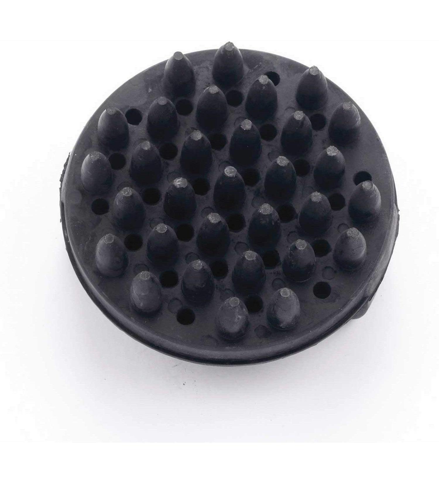Lincoln Circular Rubber Curry Comb - Black