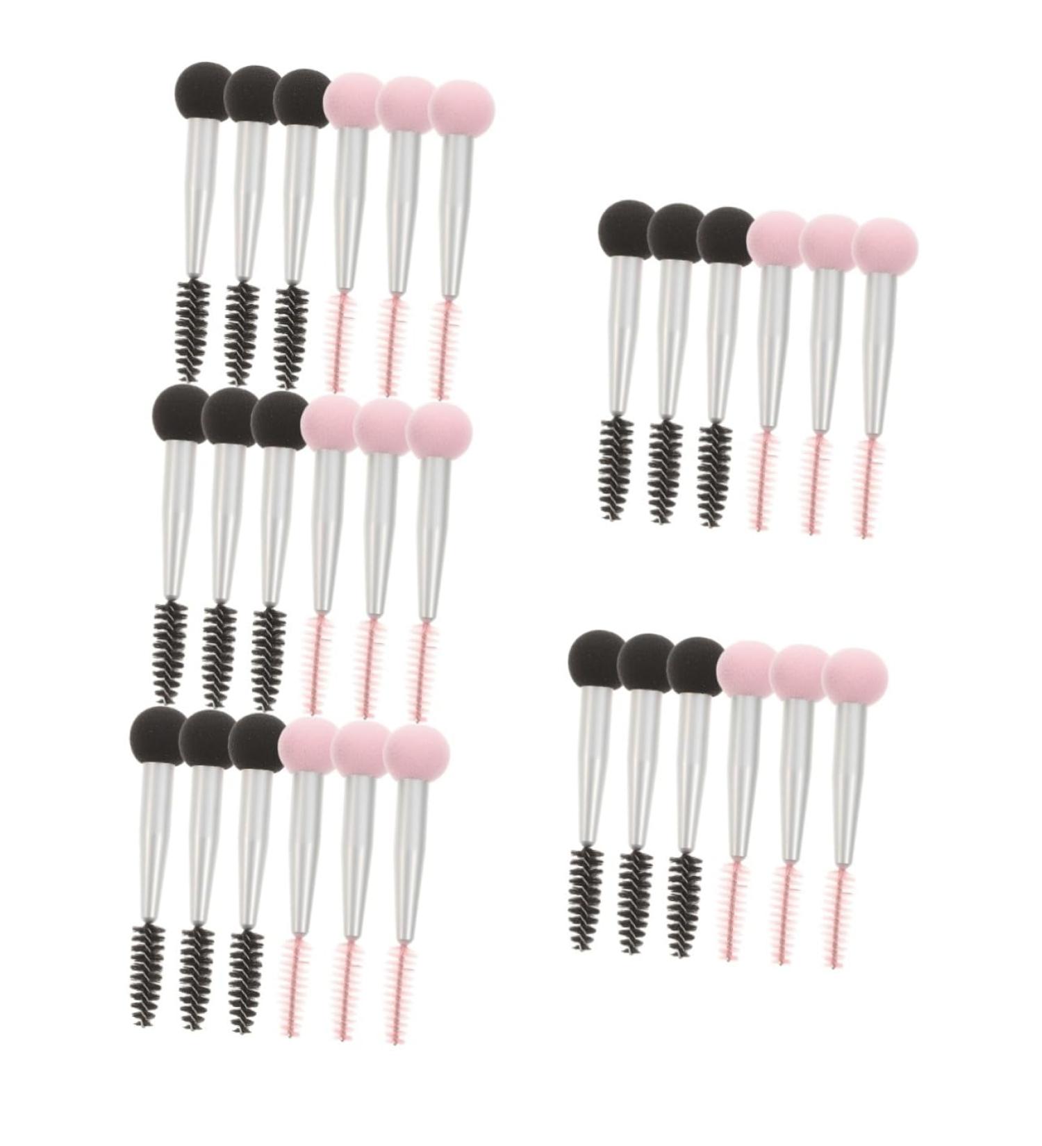 Baluue 30 Pcs Sponge Makeup Brush Double Ended Makeup Brush Mushroom Makeup Sponge Mascara Brushes Nylon - Buy Online on SooperMarket.com