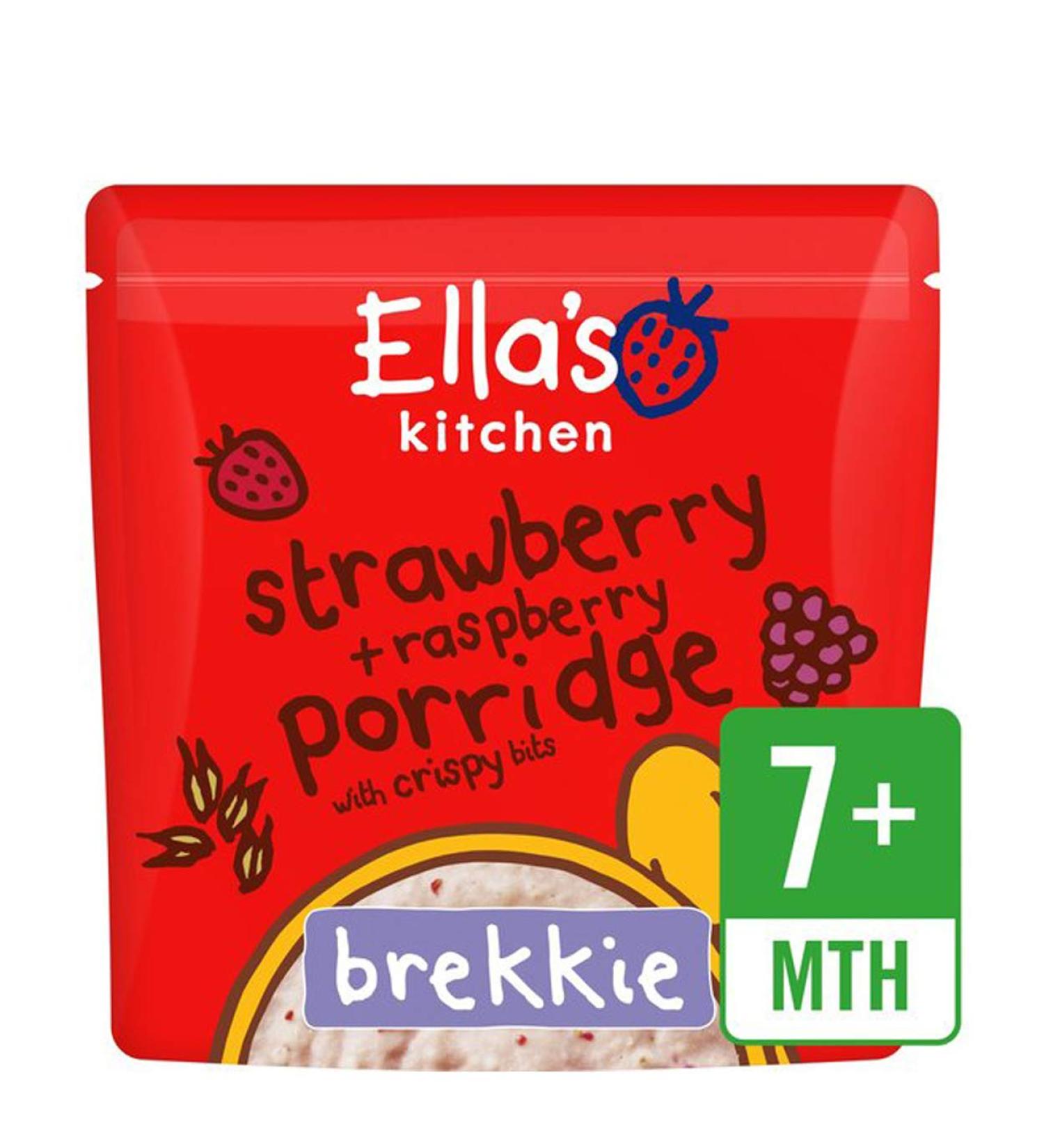 Ella's Kitchen Strawberry & Raspberry Porridge 175g