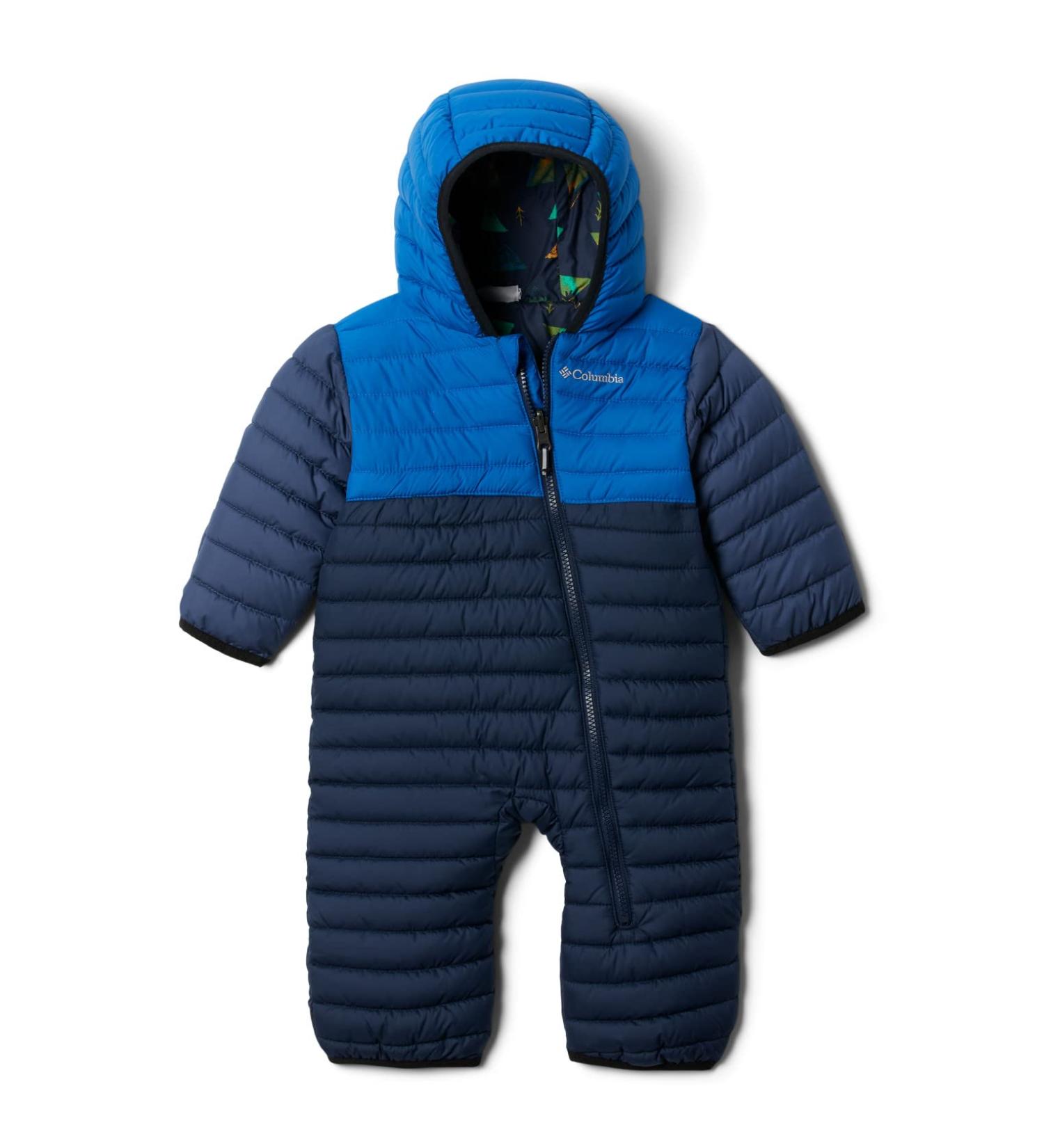 Columbia Kids Reversible Bunting Snowsuit Romper 18-24 Months - Collegiate Navy/Bright Indigo/Dark Mountain - Buy Online on SooperMarket.com