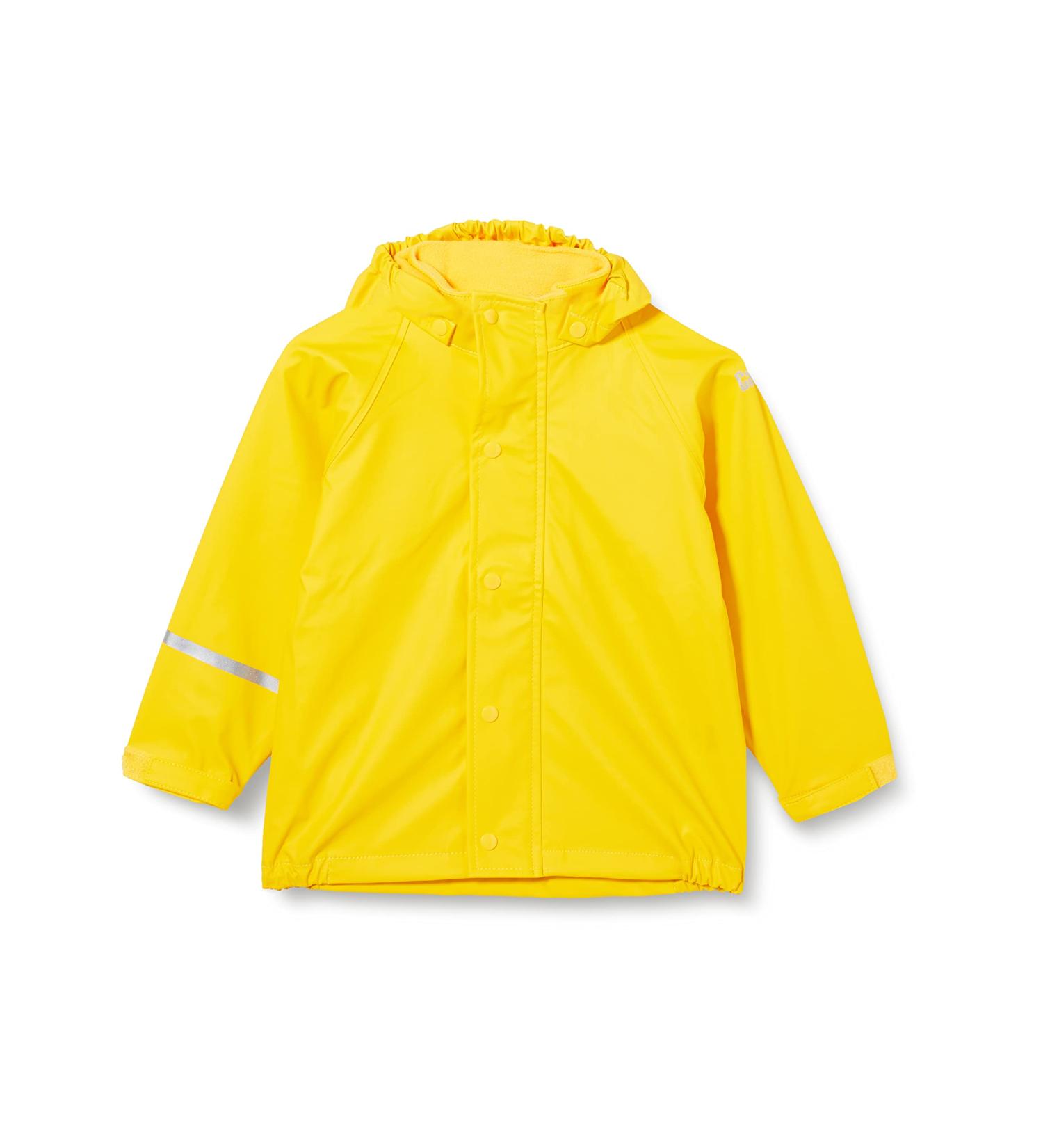 CareTec Unisex Kid's Waterproof Rain Jacket - Yellow (Size 128) - Fleece-Free PU Material - Buy Online on SooperMarket.com