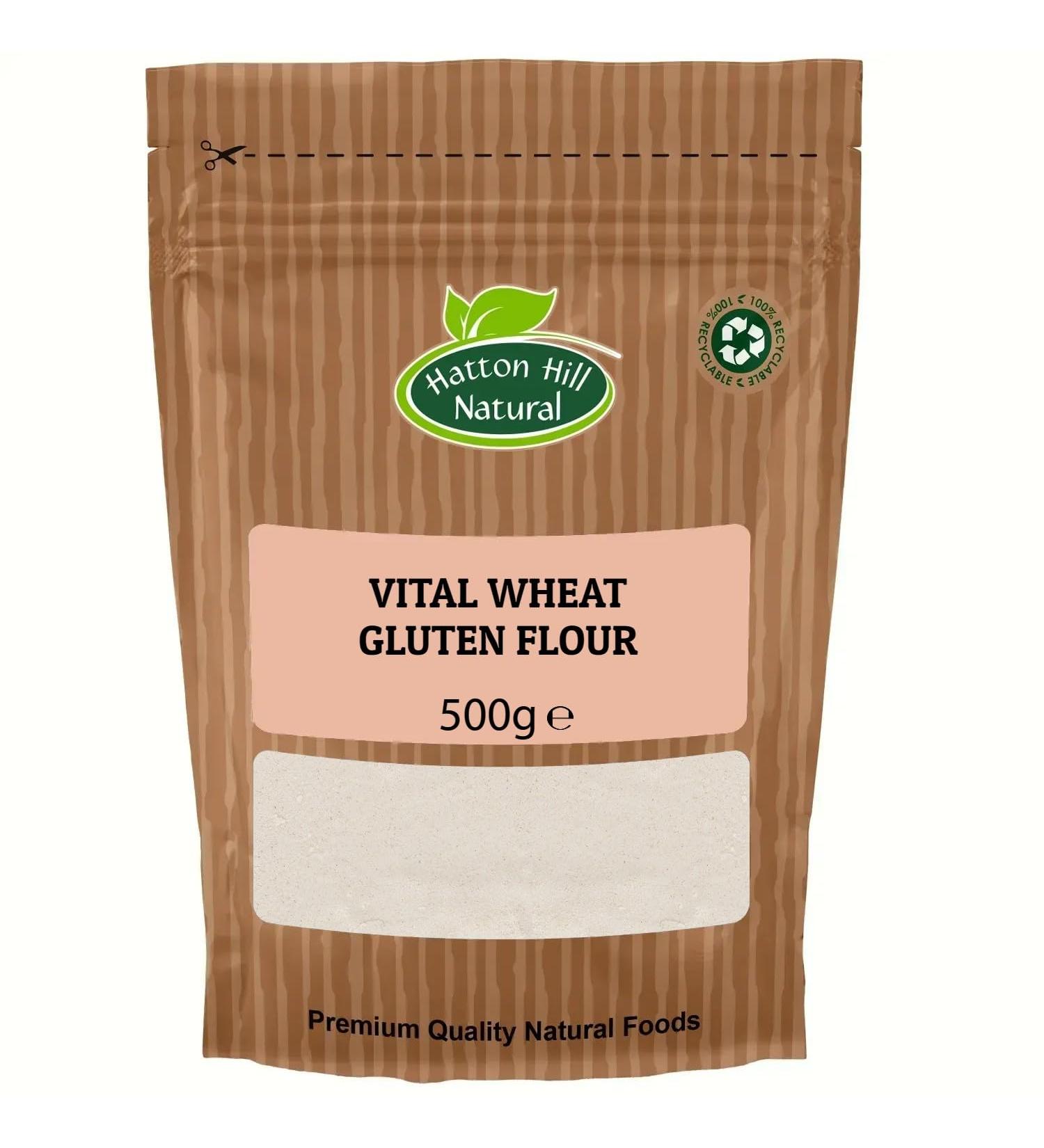 Vital Wheat Gluten Flour 500g by Hatton Hill - Free UK Delivery