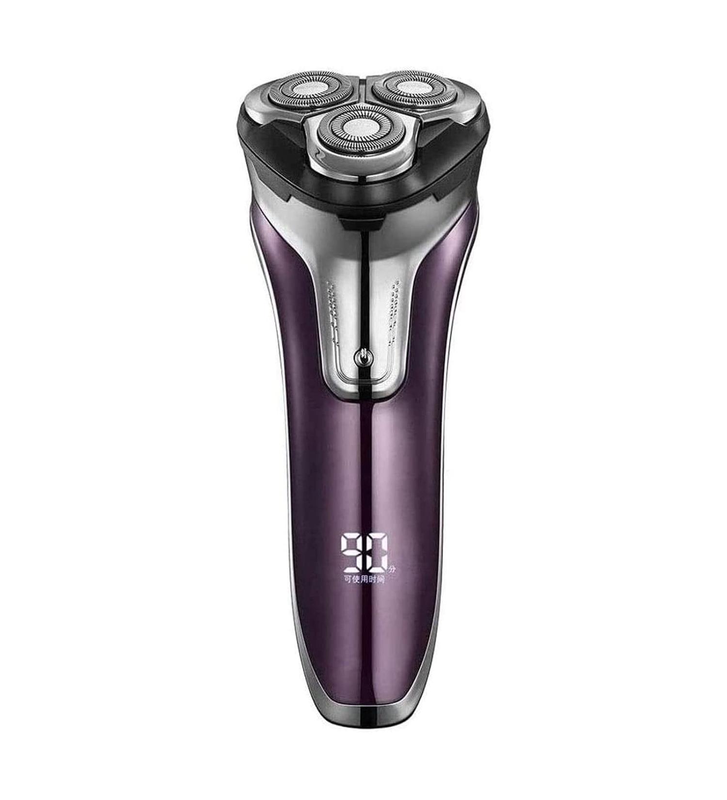 Rechargeable Electric Shaver with Pop-Up Trimmer - IPX7 Waterproof Wet/Dry Multifunctional Razor for Men - Buy Online on SooperMarket.com