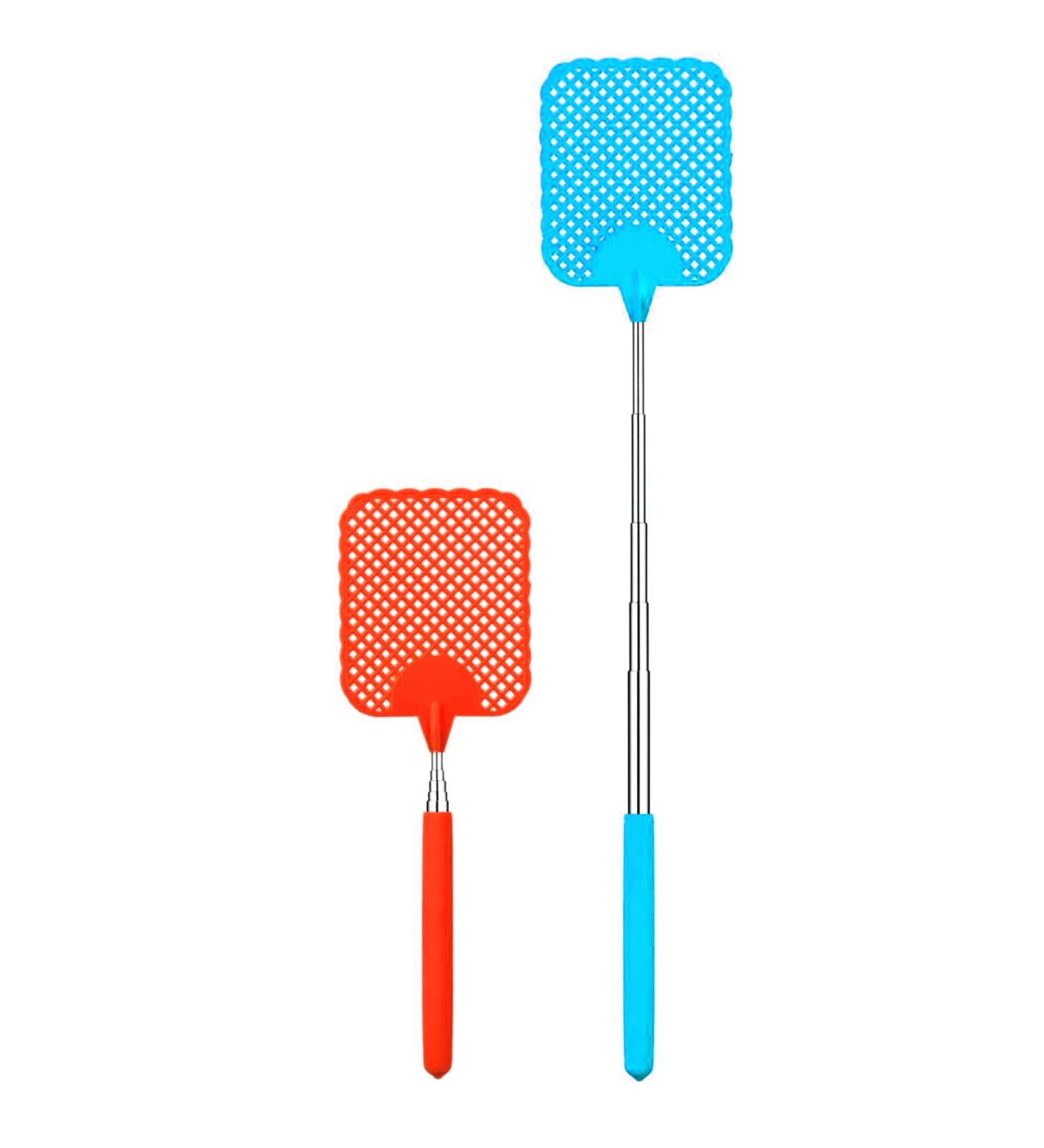 Olakin Fly Clap - 2 Piece Insect Control Device | Effective Mosquito & Fly Catcher in Red & Blue - Buy Online on SooperMarket.com