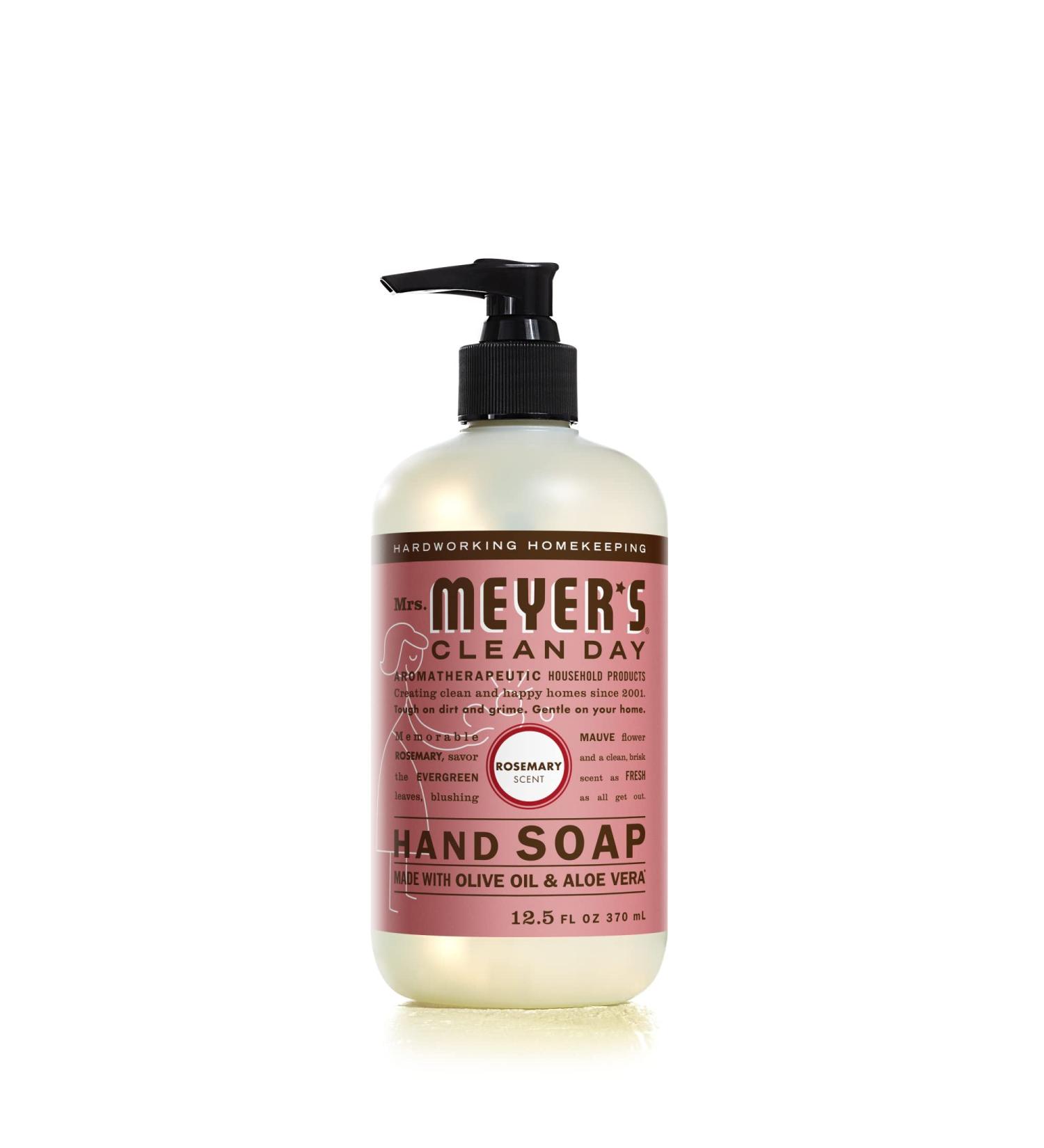 Buy Mrs. Meyer's Clean Day Hand Soap - Rosemary Essential Oils Biodegradable 12.5 fl. oz | International Shipping Available - Buy Online on SooperMarket.com