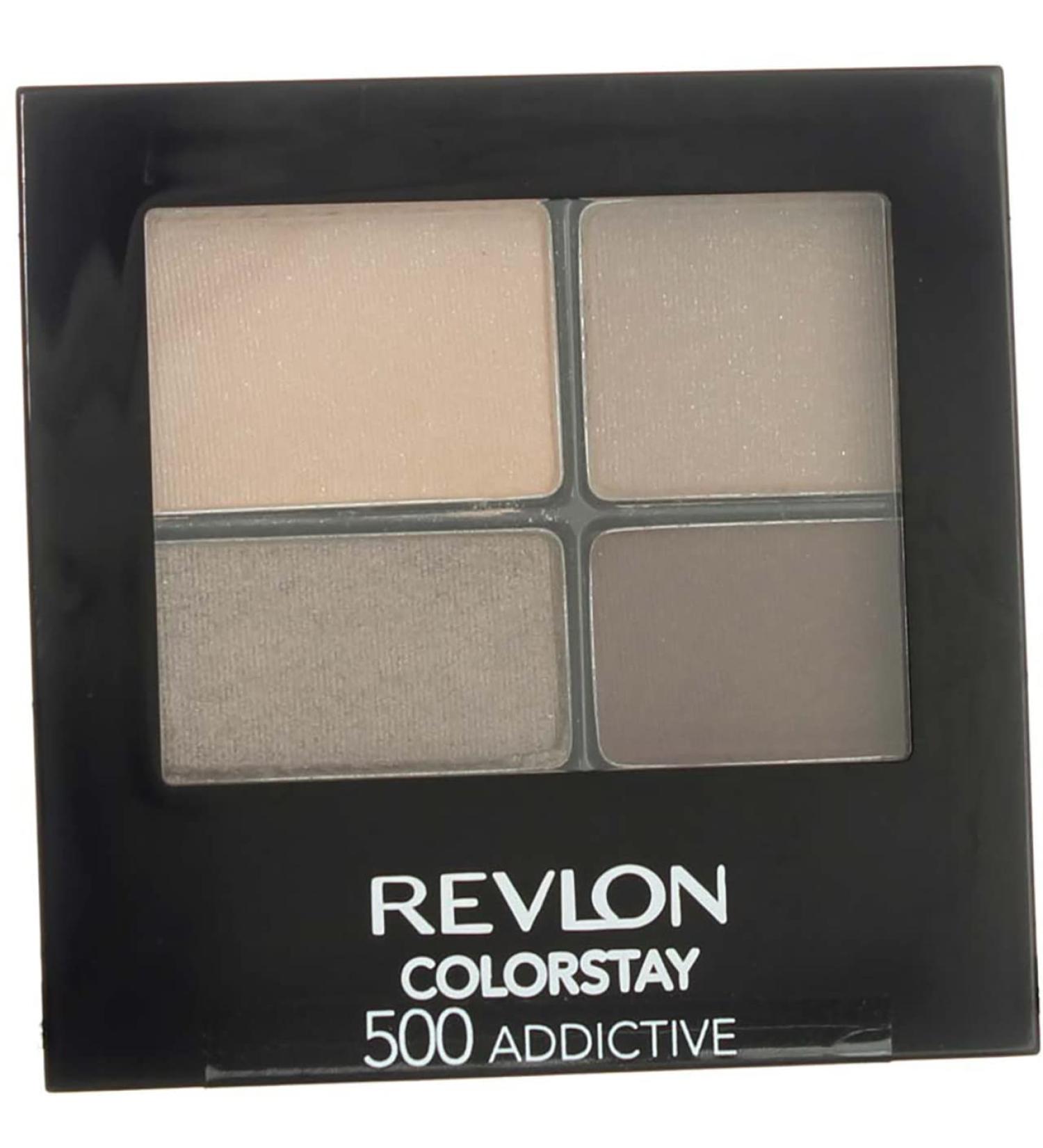 Revlon ColorStay Addictive Eye Shadow Quad - 3 Pack | Long-Lasting 16 Hour Wear - Buy Online on SooperMarket.com