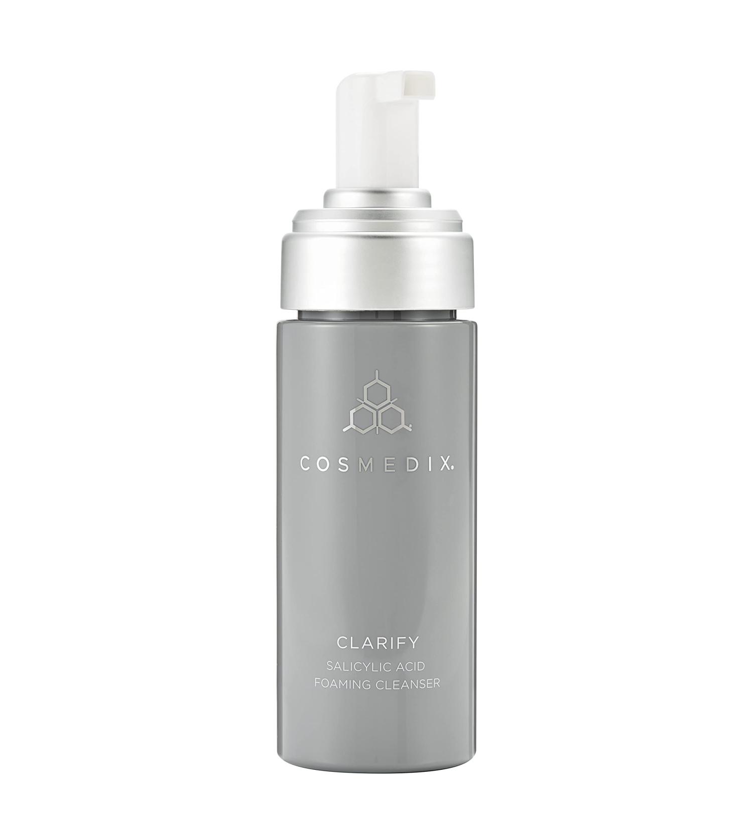 COSMEDIX Clarify Salicylic Acid Foaming Cleanser - Exfoliates Sensitive and Blemish-Prone Skin - Alcohol and Sulfate Free - Cruelty-Free - Gluten Free - Buy Online on SooperMarket.com