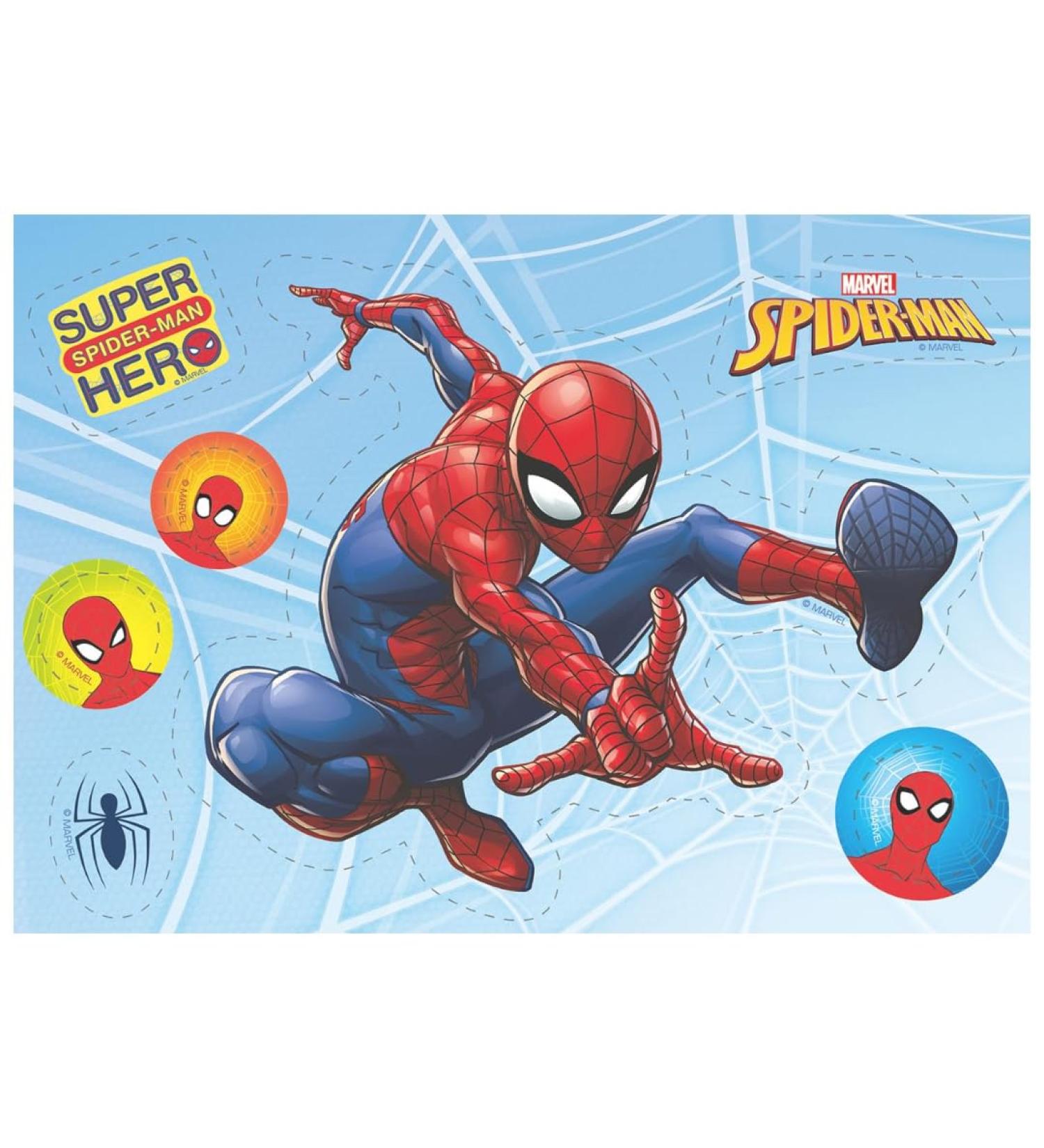 dekora Dekora Spiderman Marvel Cutout Wafer for Cake Edible Cake Topper for Children's Birthday Cake A5 (114421) - Buy Online on SooperMarket.com