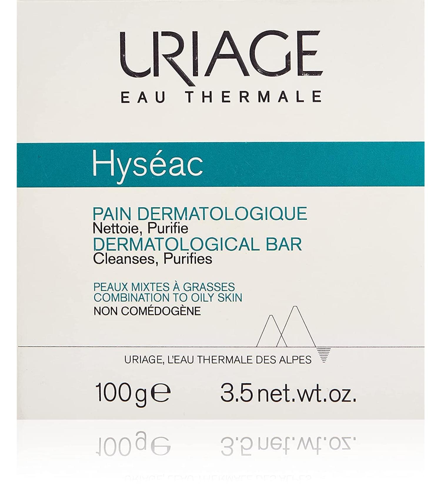 Uriage Hyseac Dermatologic Bar 100gr Face & Body - Buy Online on SooperMarket.com
