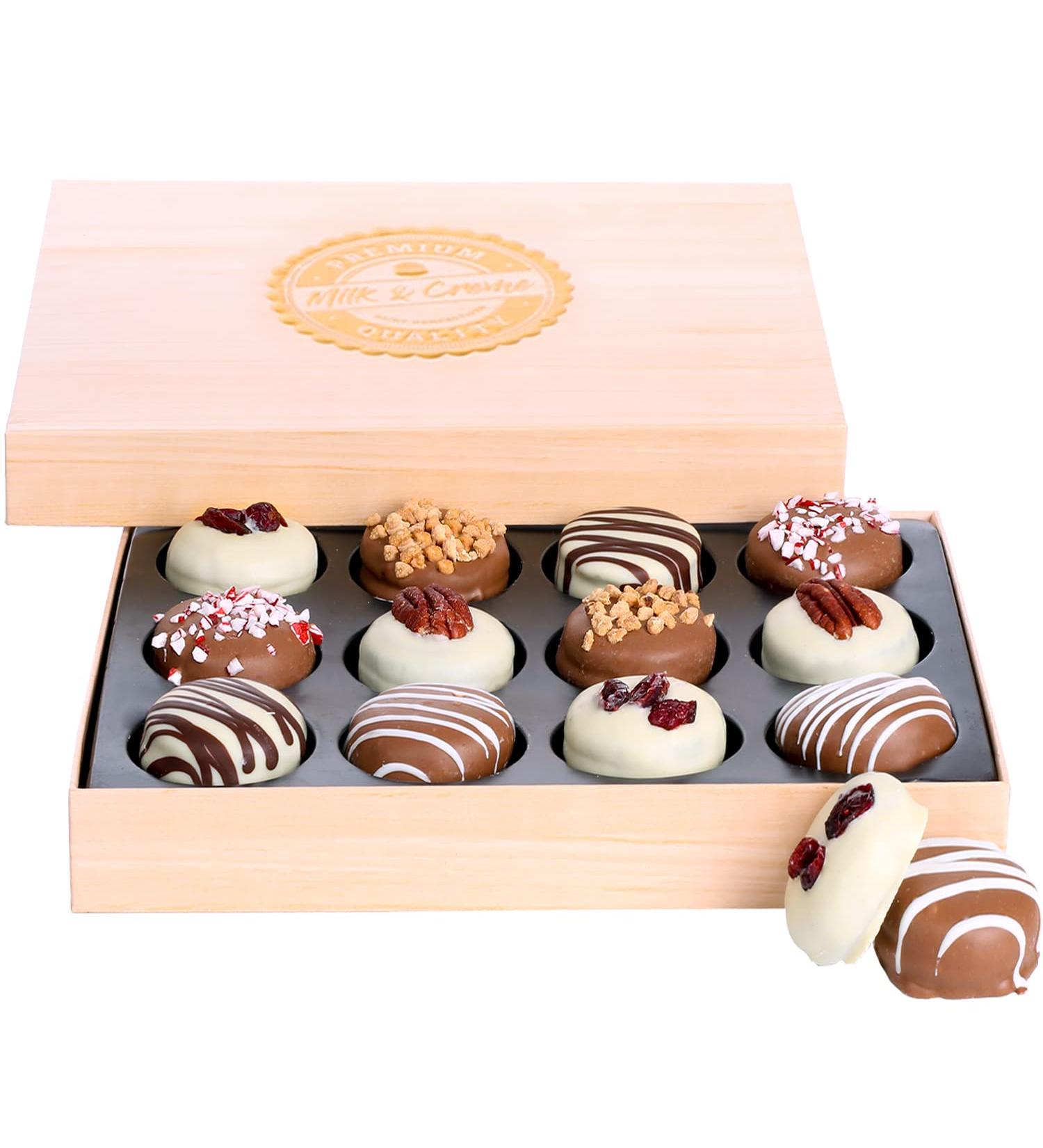Gourmet Milk Chocolate Cookie Gift Box - Perfect Cookie Gift Basket for Birthdays and Anniversaries - Buy Online on SooperMarket.com