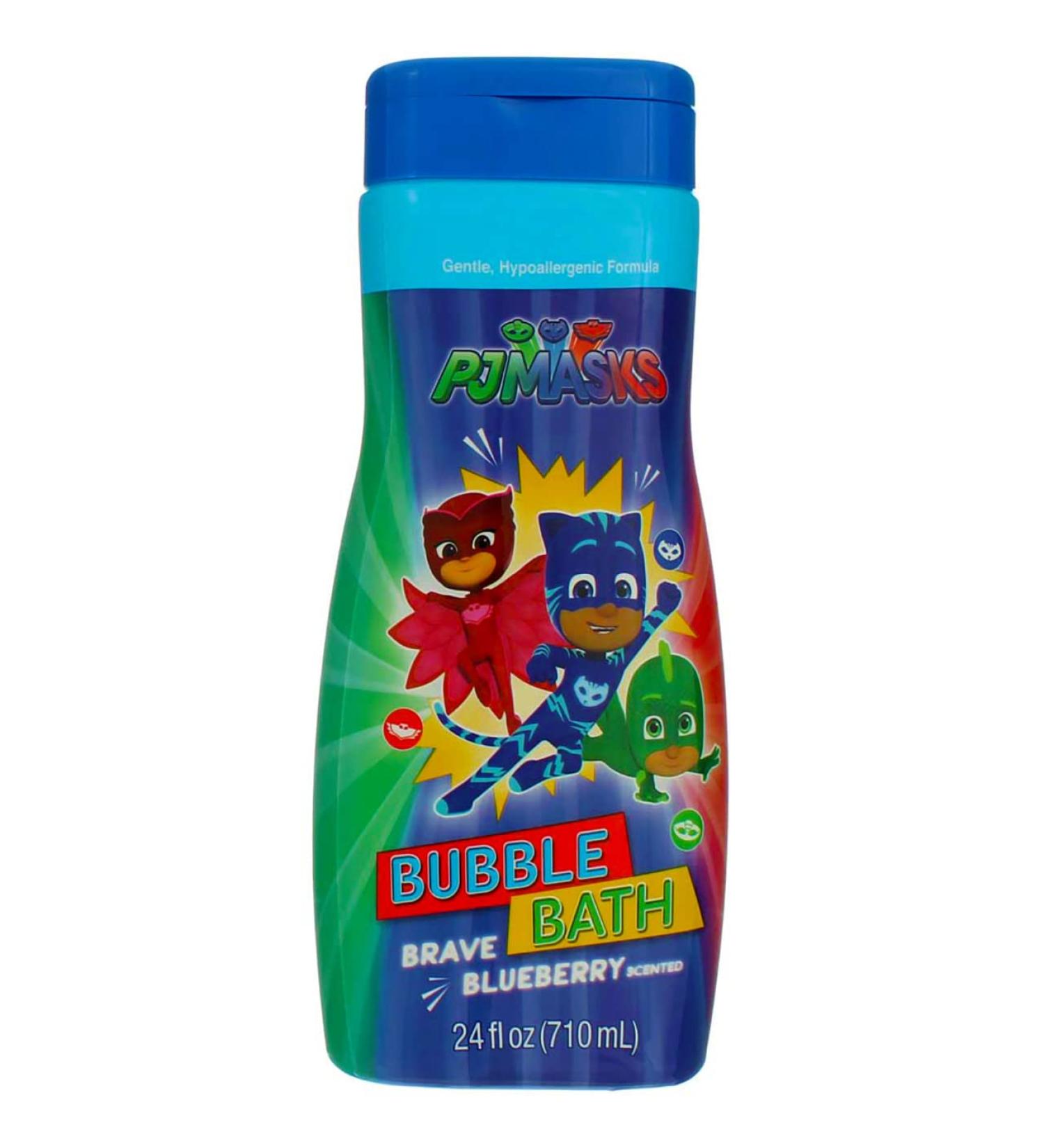 PJ Masks Bubble Bath 24oz Brave Blueberry (710ml) - 2 Pack | Kids' Gentle Bath Time Fun - Buy Online on SooperMarket.com