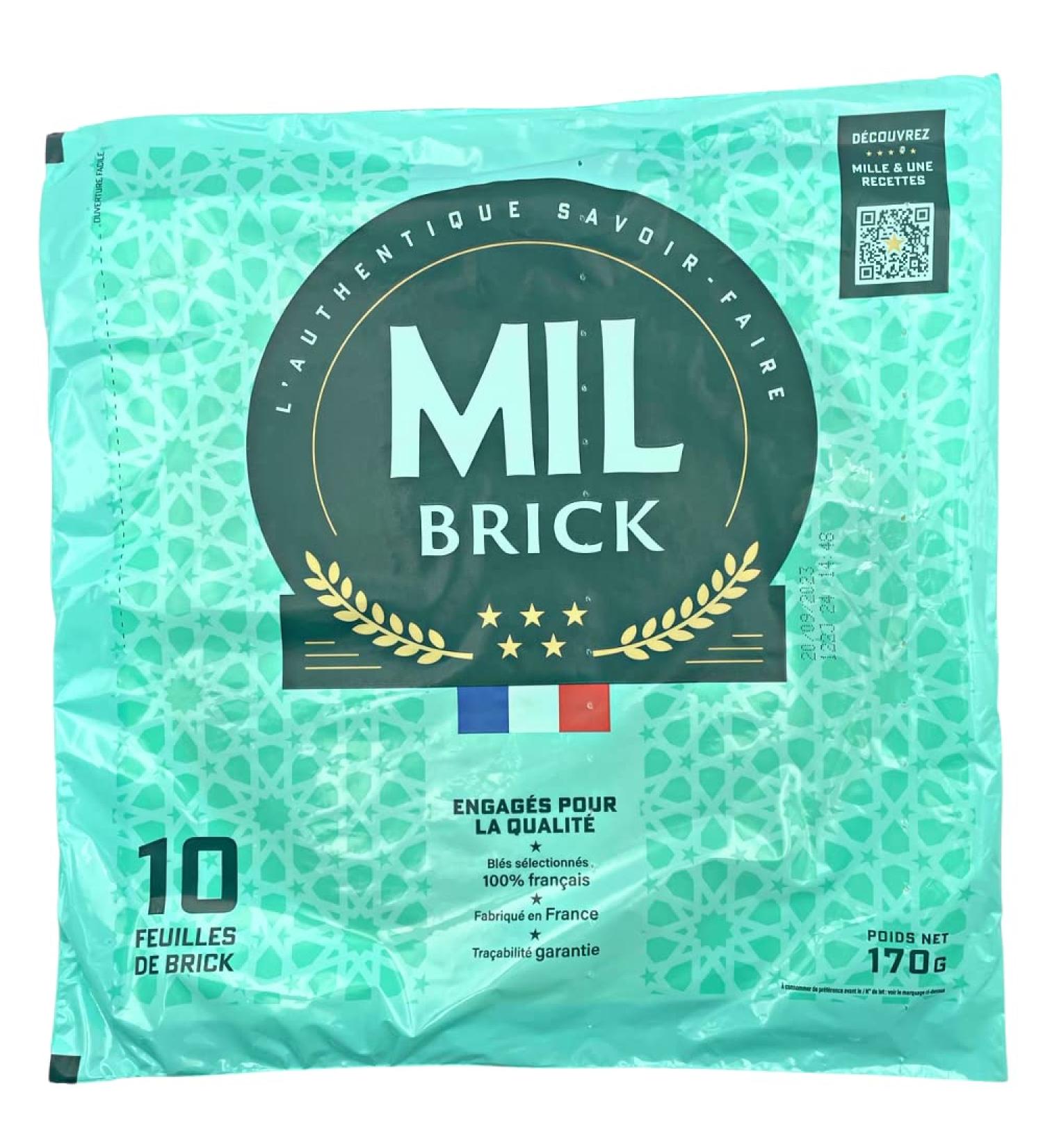 Mil Brick Feuilles de Brick Pastry 20 x Circular Sheets - Buy Online on SooperMarket.com