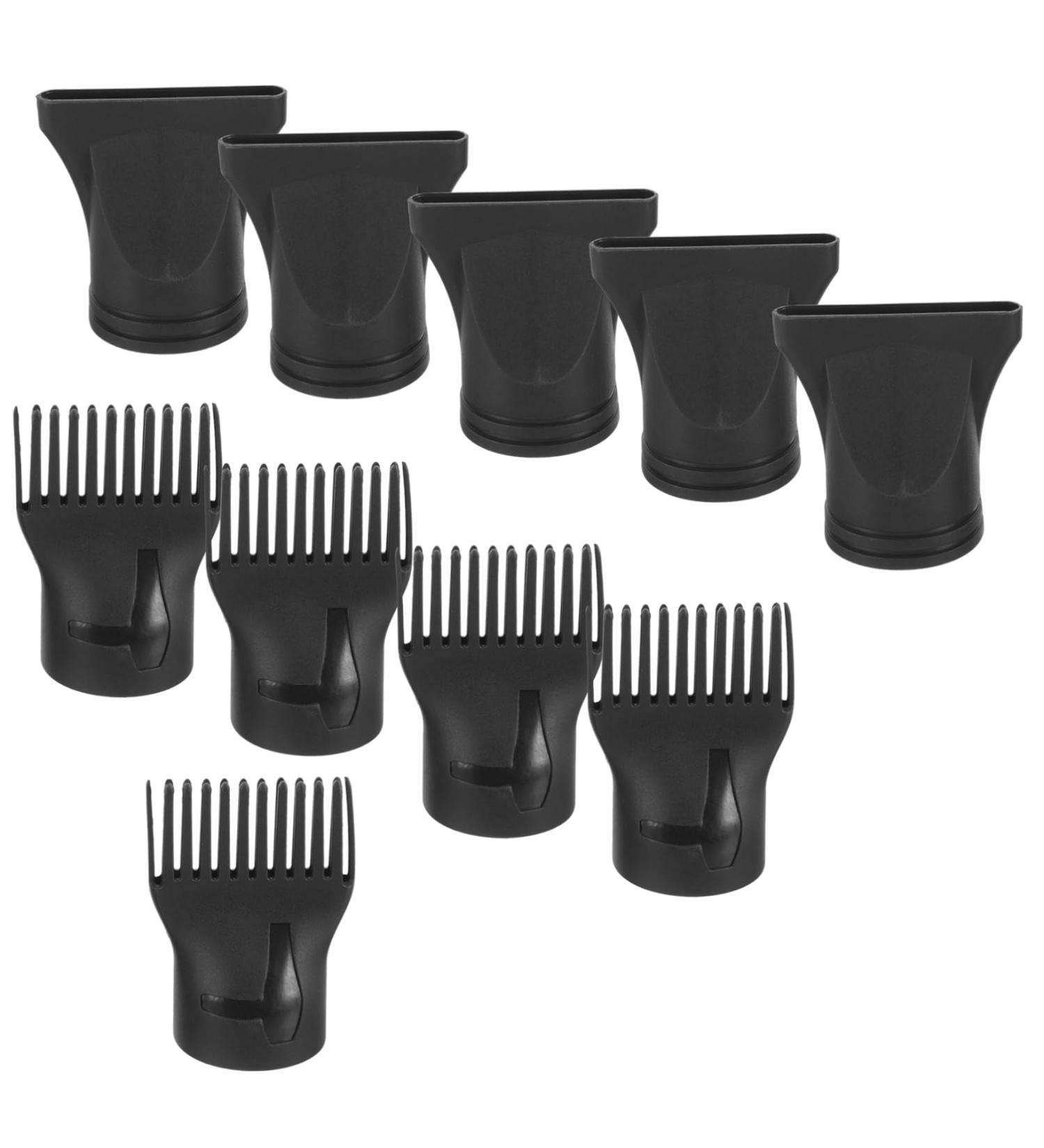 VILLCASE 10pcs Hair Styling Tips Hair Dryer Nozzles and Combs Blow Dryer Brush Styling Brush Nylon Tuyere - Buy Online on SooperMarket.com