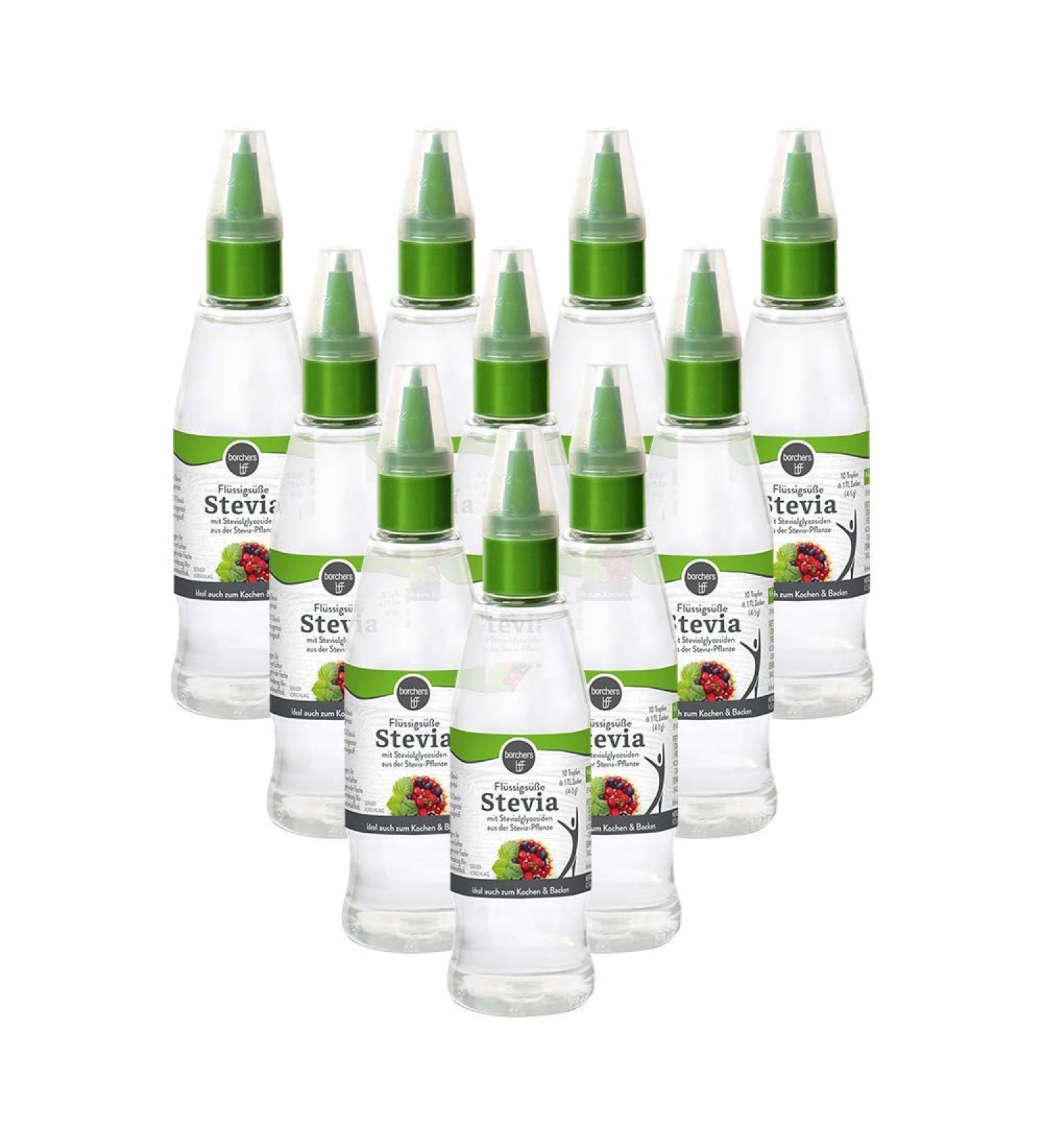 Borchers Stevia Fl ssigs e | 10 x 125 ml Tafels e | Zucker-Alternative | S ungsmittel f r internationales eCommerce - Buy Online on SooperMarket.com