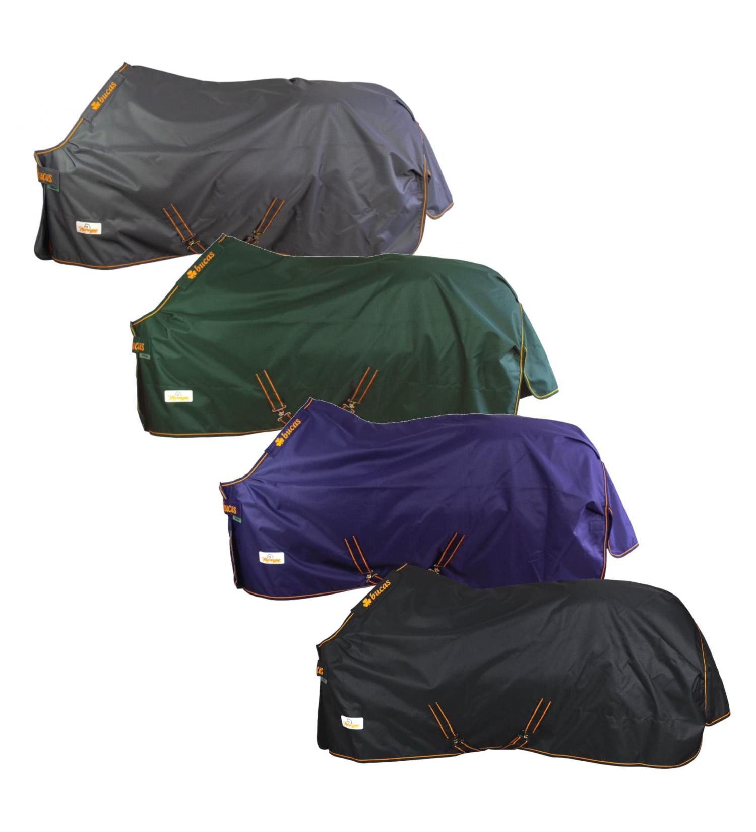 Marengos by Bucas Winter Blanket 1200D | Waterproof & Breathable Irish Turnout | Blue/Orange 125cm (100g/m Filling) - Shop Internationally - Buy Online on SooperMarket.com