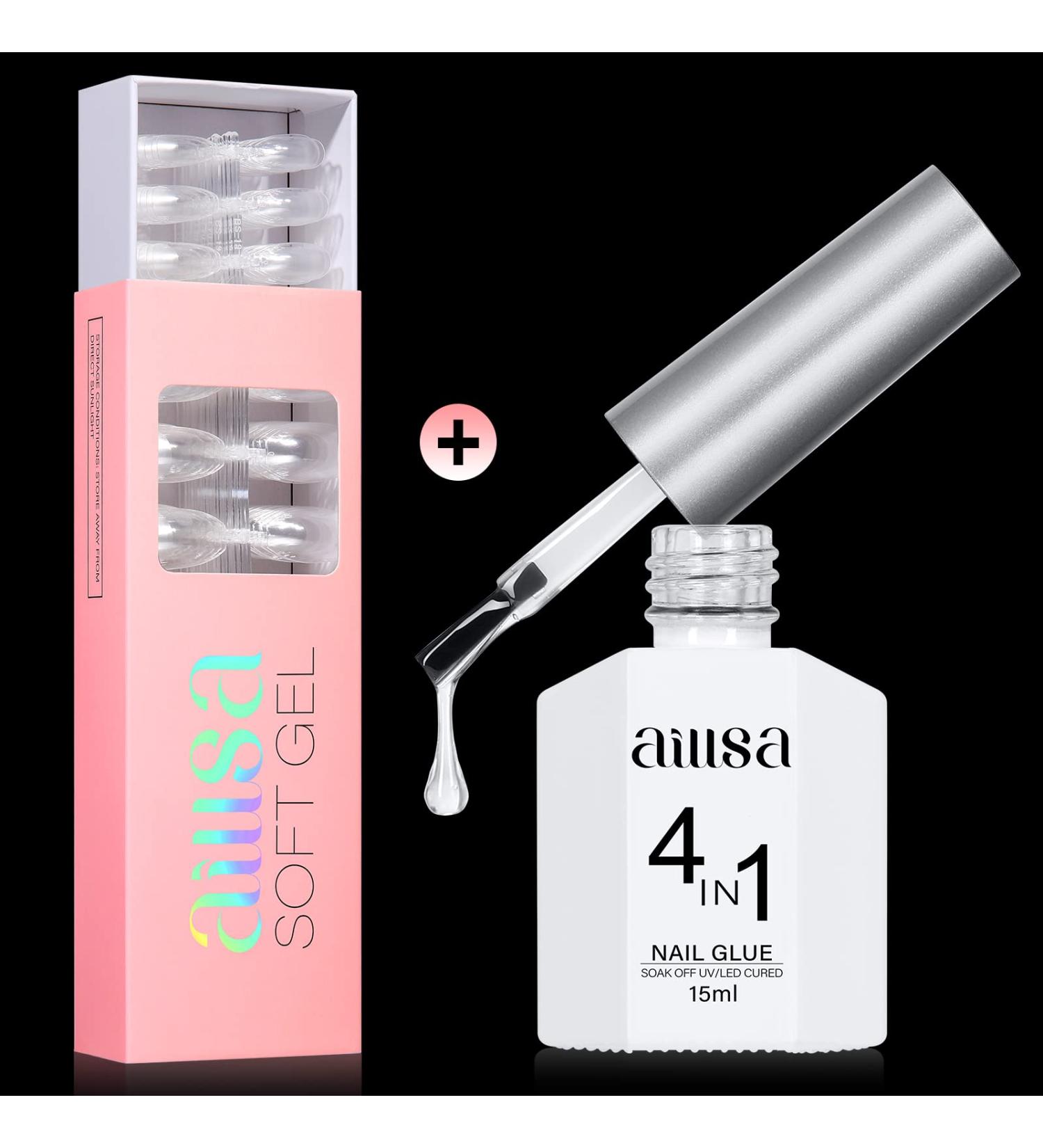 AILLSA 360PCS Ballerina Nail Tips & 15ML Nail Glue Set - Professional Nail Art Bundle - Buy Online on SooperMarket.com