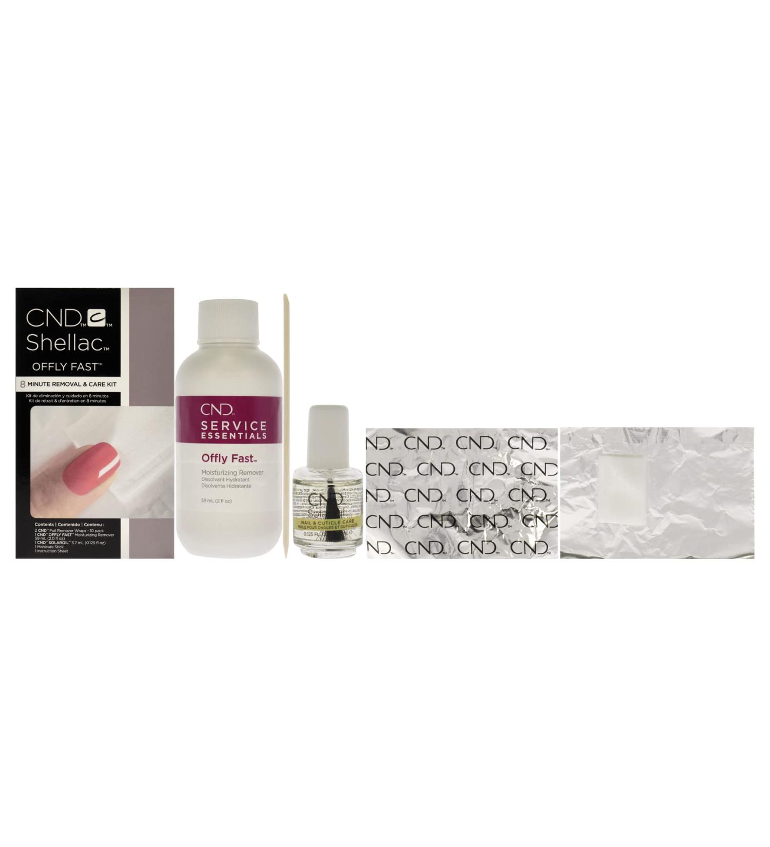 CND Treatments Nail Polish Offly Fast 8 Minute Removal and Care Kit - Buy Online on SooperMarket.com