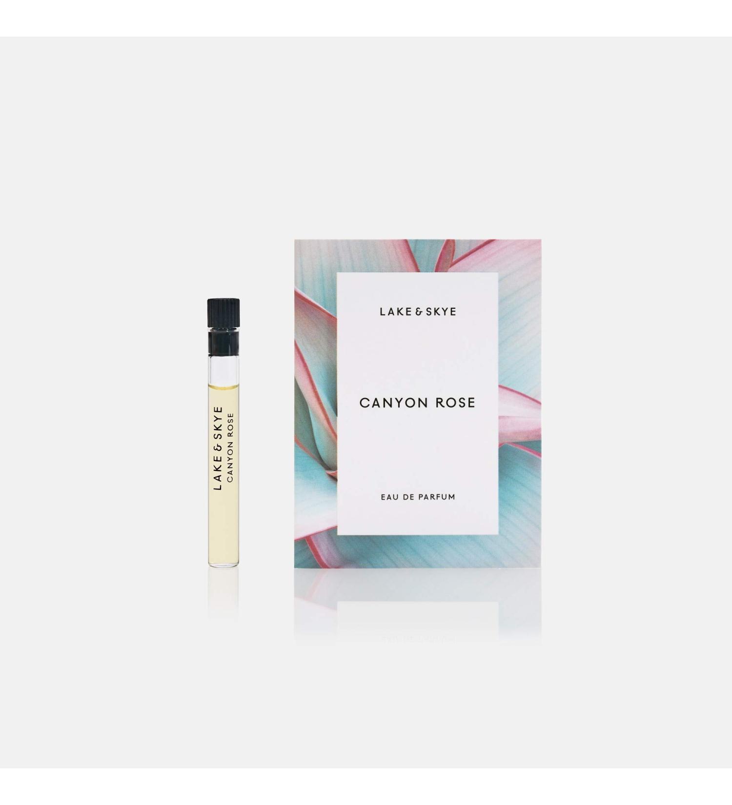 Lake & Skye Canyon Rose Eau de Parfum Long Lasting Fragrance Paraben Phtalates and Sulfates Free .04 fl oz (1.2 ml) - Warm Floral and Vanilla 0.04 Fl Oz (Pack of 1) - Buy Online on SooperMarket.com