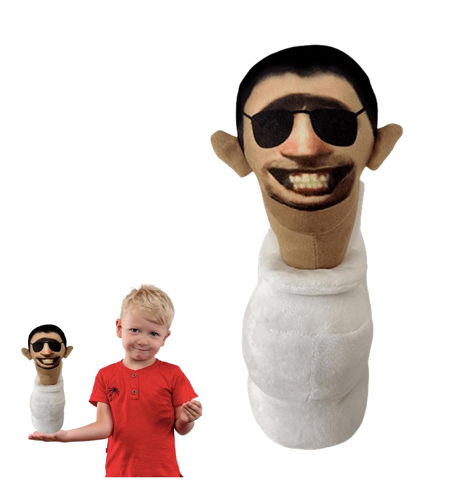 Skibidi Toilet Plush Toy - Funny Stuffed Figure with Sunglasses, Camera, Speakerman Titan - Ideal Gift for Game Fans, Girls, Boys - Cartoon Doll - Buy Online on SooperMarket.com