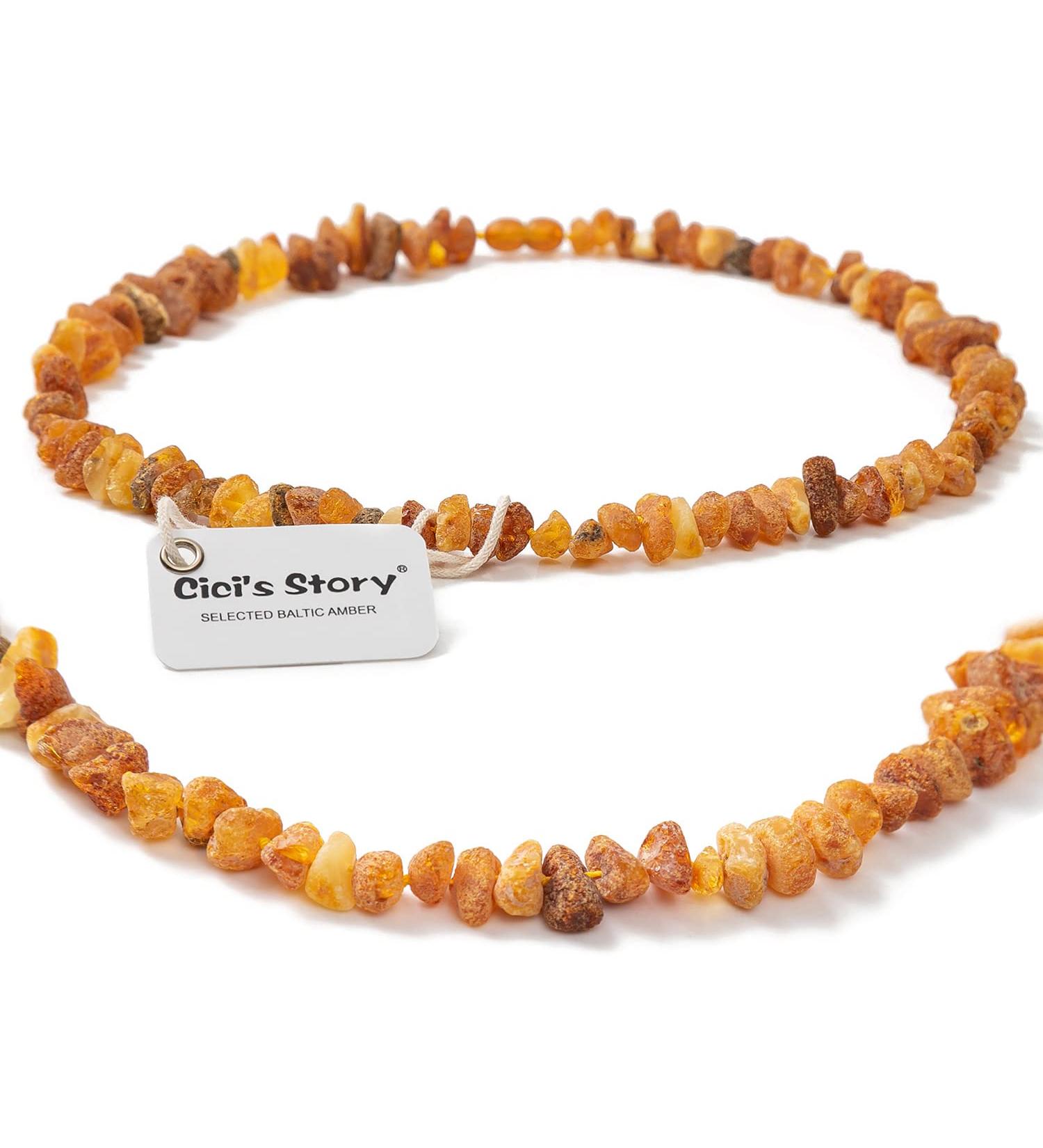 Premium Baltic Amber Collar for Dogs & Cats - 38cm | Certified Raw Amber | International Shipping - Buy Online on SooperMarket.com