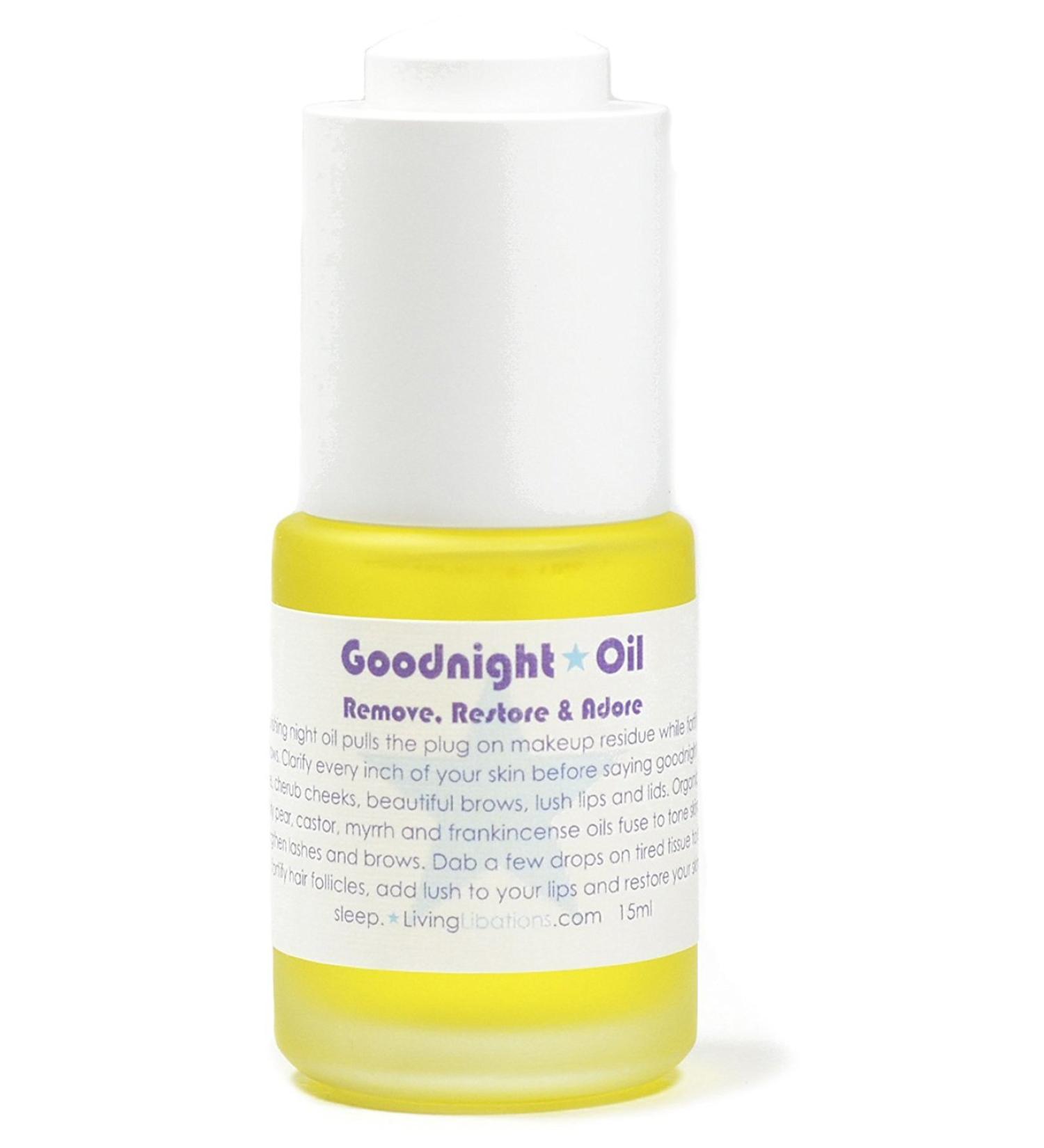 Living Libations - Organic/Wildcrafted Goodnight Oil Eye Makeup Remover (0.5 fl oz / 15 ml)