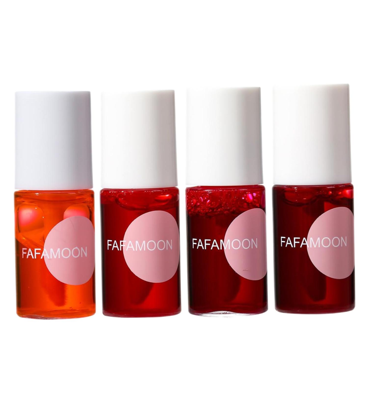 4 PCS Lip Glaze Set - Natural Waterproof Lip Gloss | Long-Lasting Non-Sticky Fruit-Flavored Lip Stain for Daily Use - Buy Online on SooperMarket.com