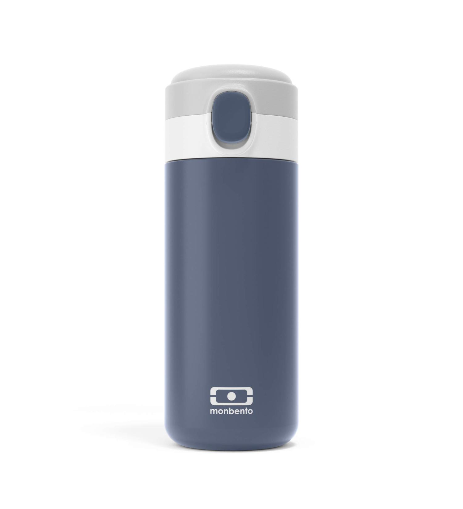 Monbento Insulated Bottle MB Pop Infinity - 360ml - Leakproof - Hot/Cold 12 Hours - BPA Free - Blue - Buy Online on SooperMarket.com