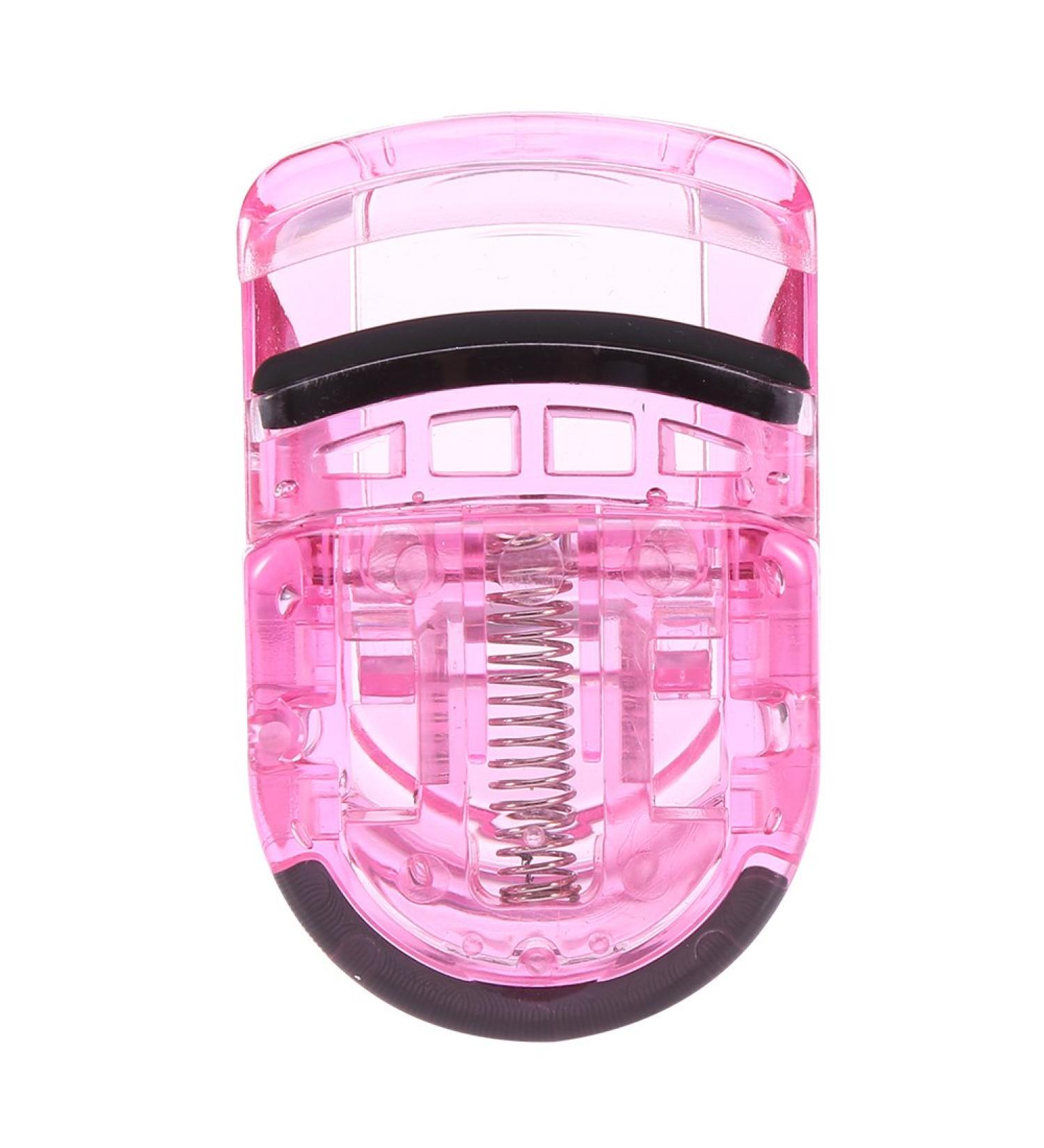 Mini Portable Pink Eyelash Curler - Rubber Clip for Perfect Curl | International Shipping - Buy Online on SooperMarket.com
