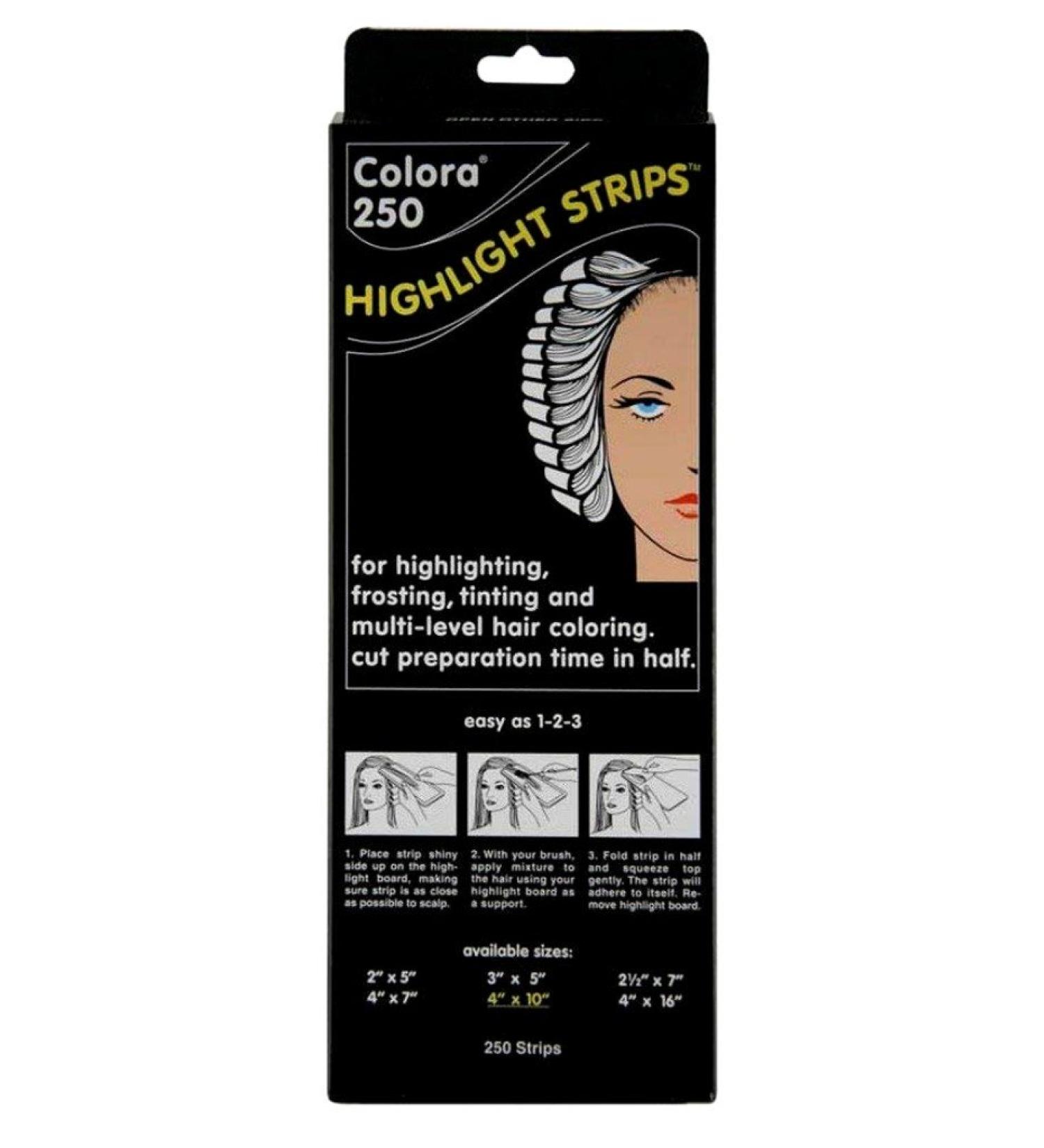Colora 250 Highlight Strips 4x10 (6 Pack)