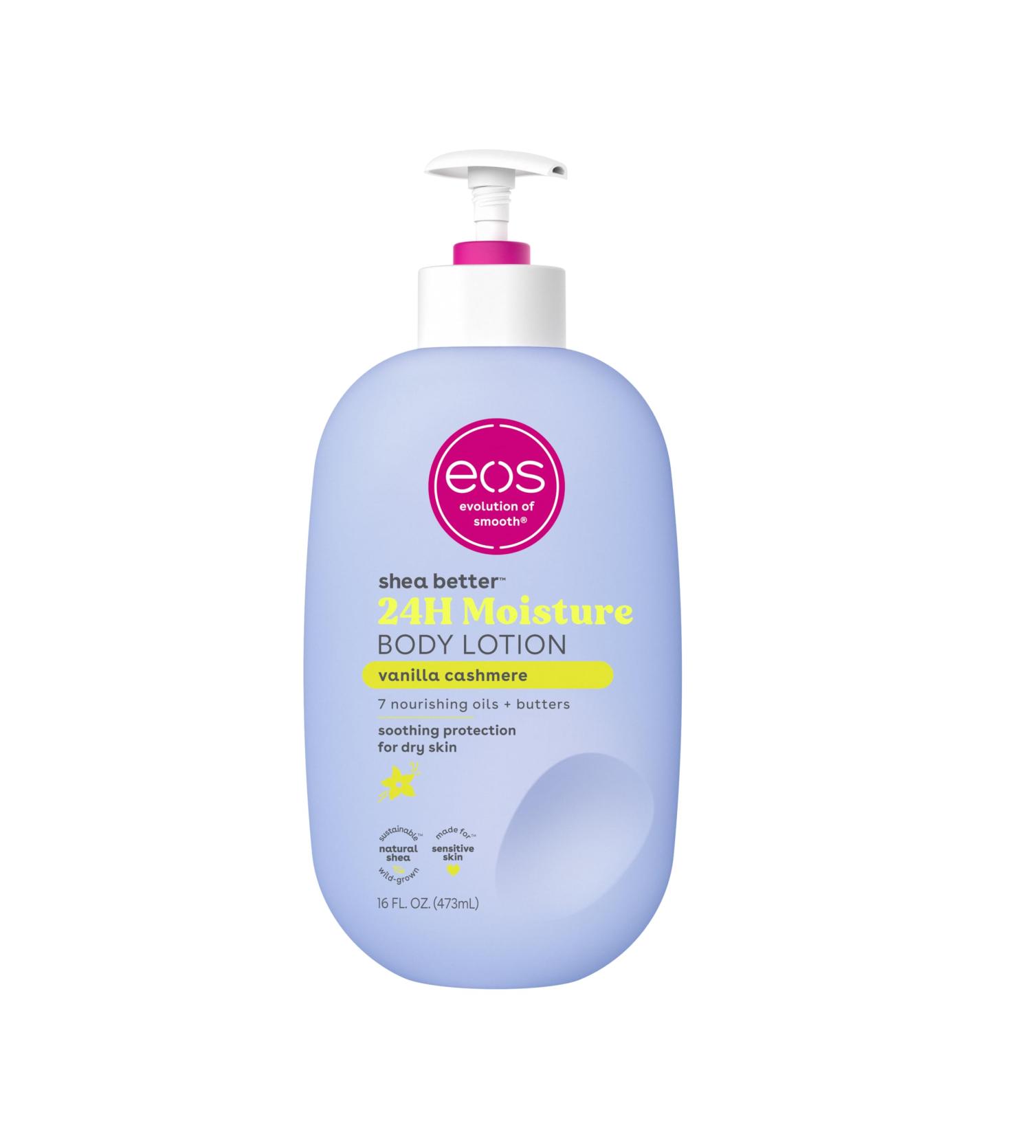 EOS Vanilla Cashmere Body Lotion - 16 oz/473 ml - Shea Butter, 24hr Moisture - Buy Online on SooperMarket.com