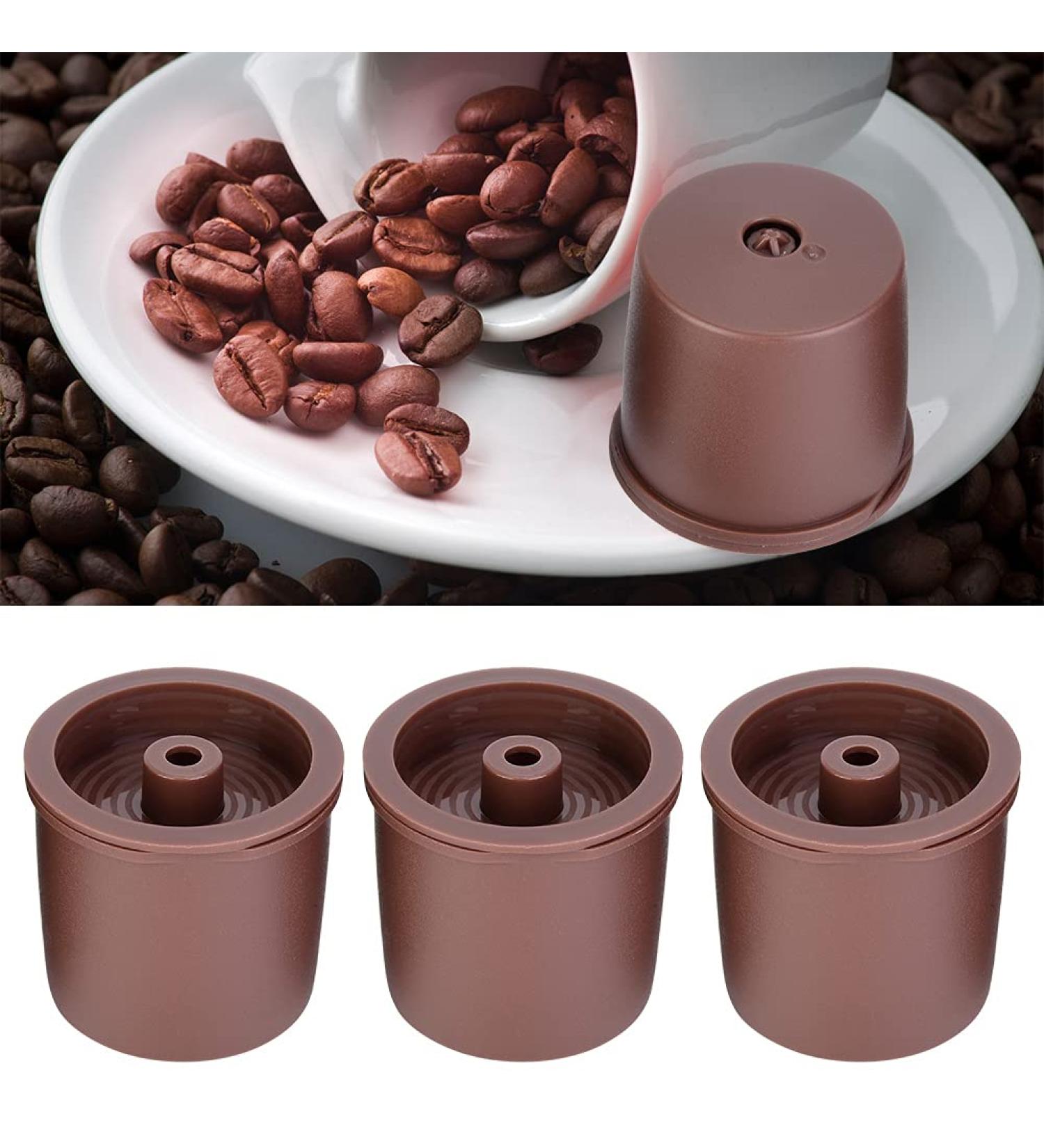 BstXqty 5PCS Coffee Filter Food Plastic Reusable Coffee Capsules Pod Filter Coffee Cups Strainer Suitable for Coffee Accessories Replacement - Buy Online on SooperMarket.com