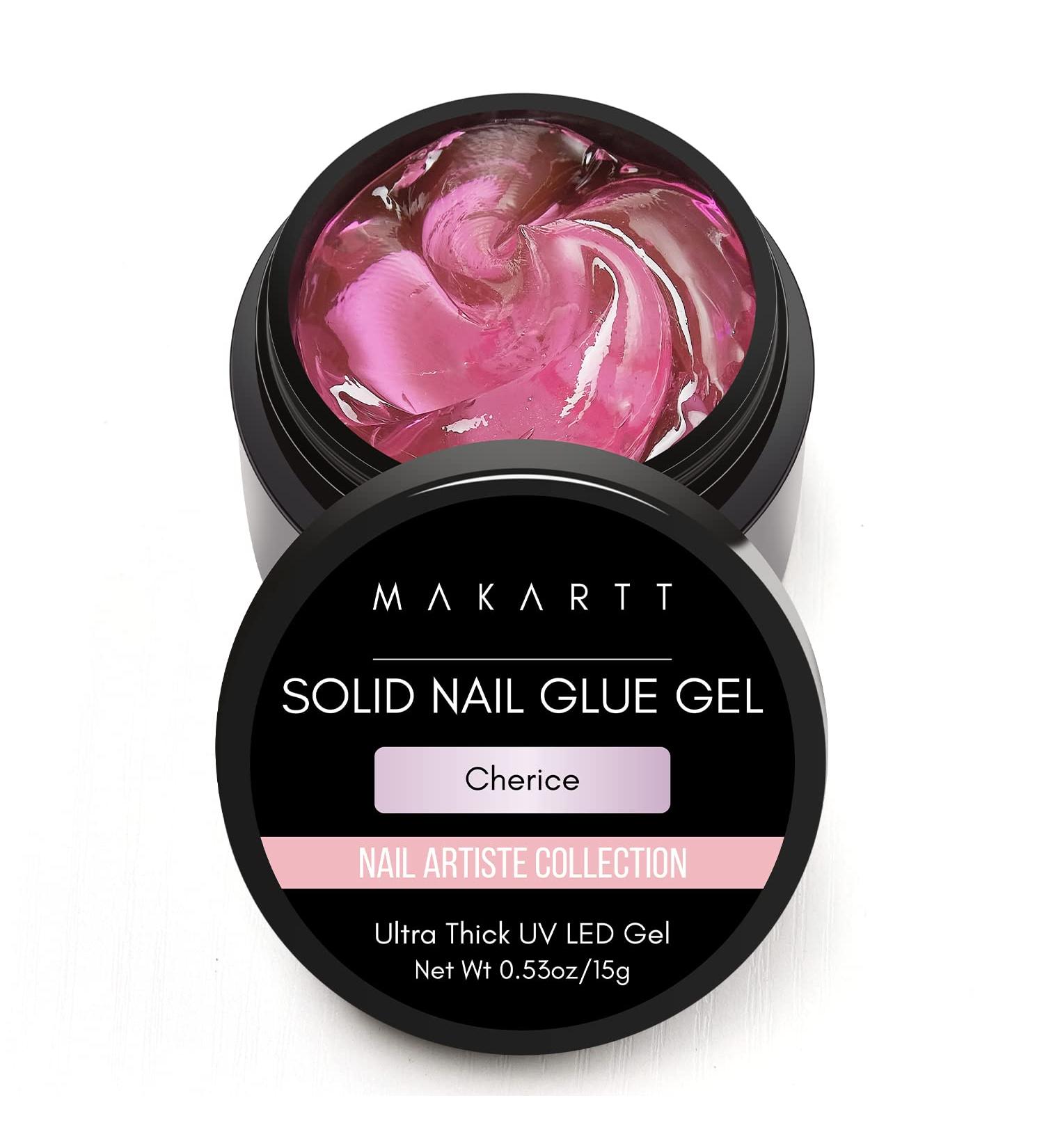 15ML Makartt Solid Nail Glue Gel for Soft Gel Tips | Strong Builder Gel for Press On, Acrylic, Fake Nails | UV Light Cured | Nail Strengthening and Art DIY - Buy Online on SooperMarket.com