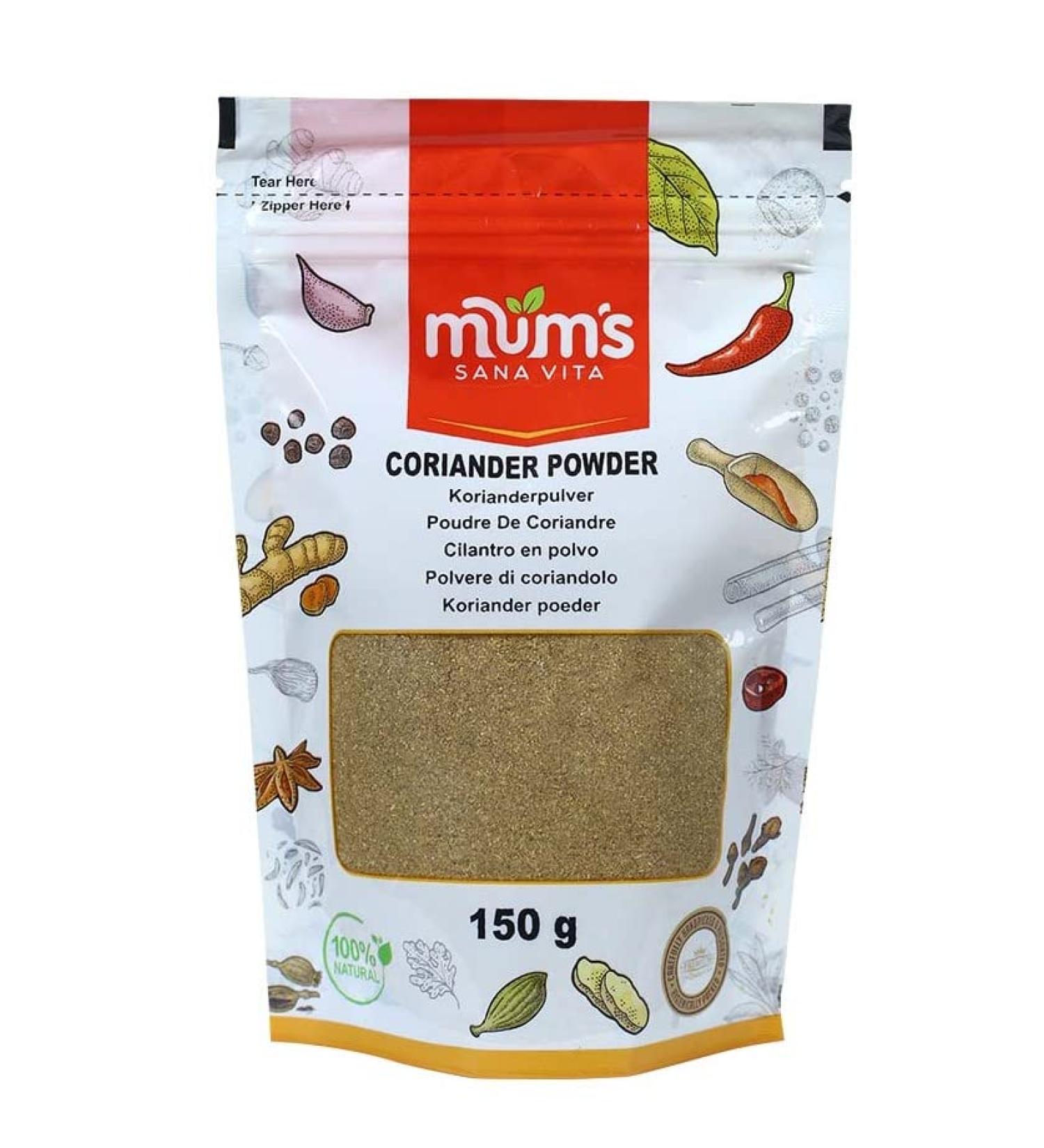 Mum's Premium Ground Coriander Powder - 150g | Cilantro Powder for Authentic Flavor - Buy Online on SooperMarket.com
