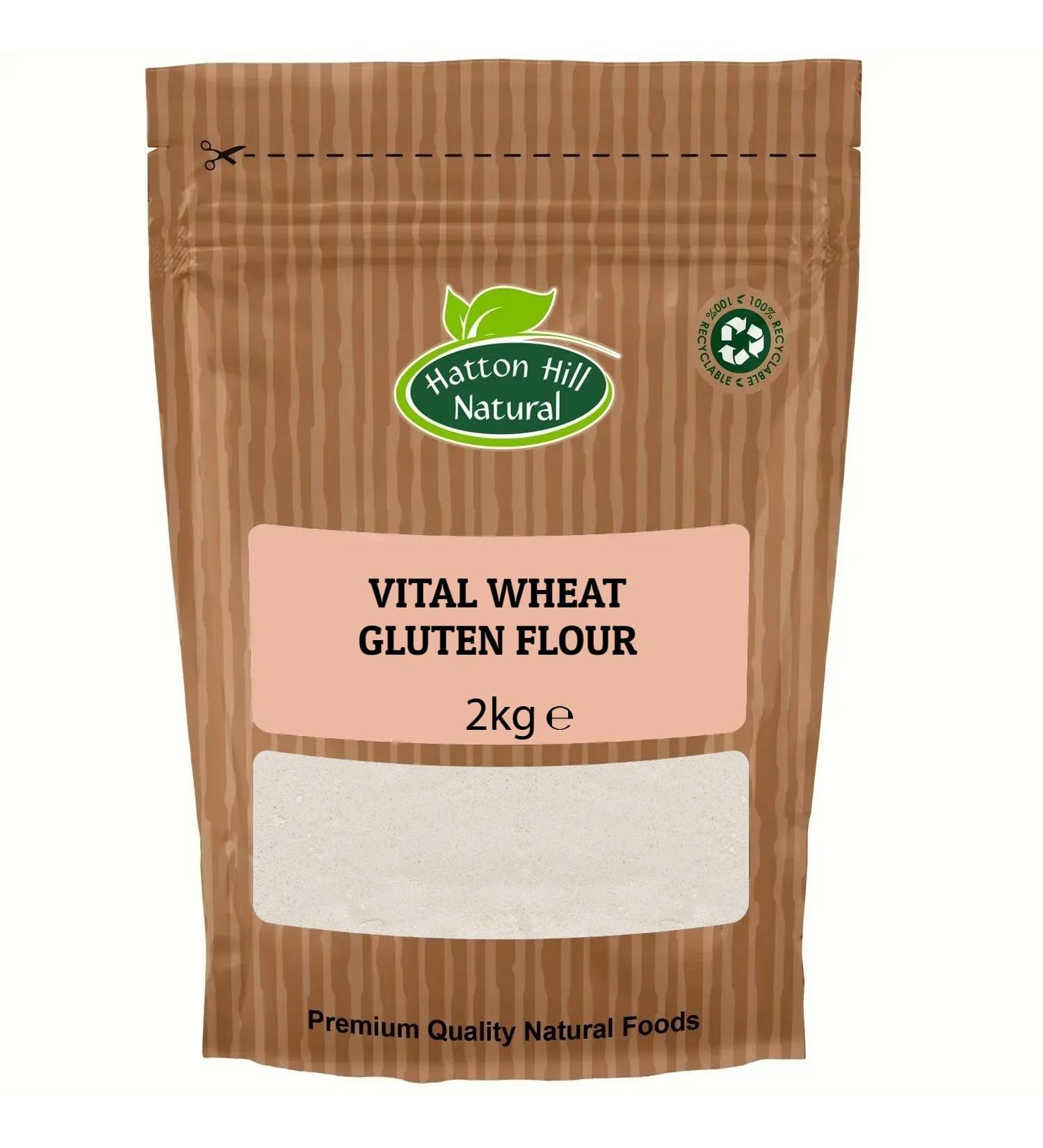 Vital Wheat Gluten Flour 2kg by Hatton Hill - Free UK Delivery
