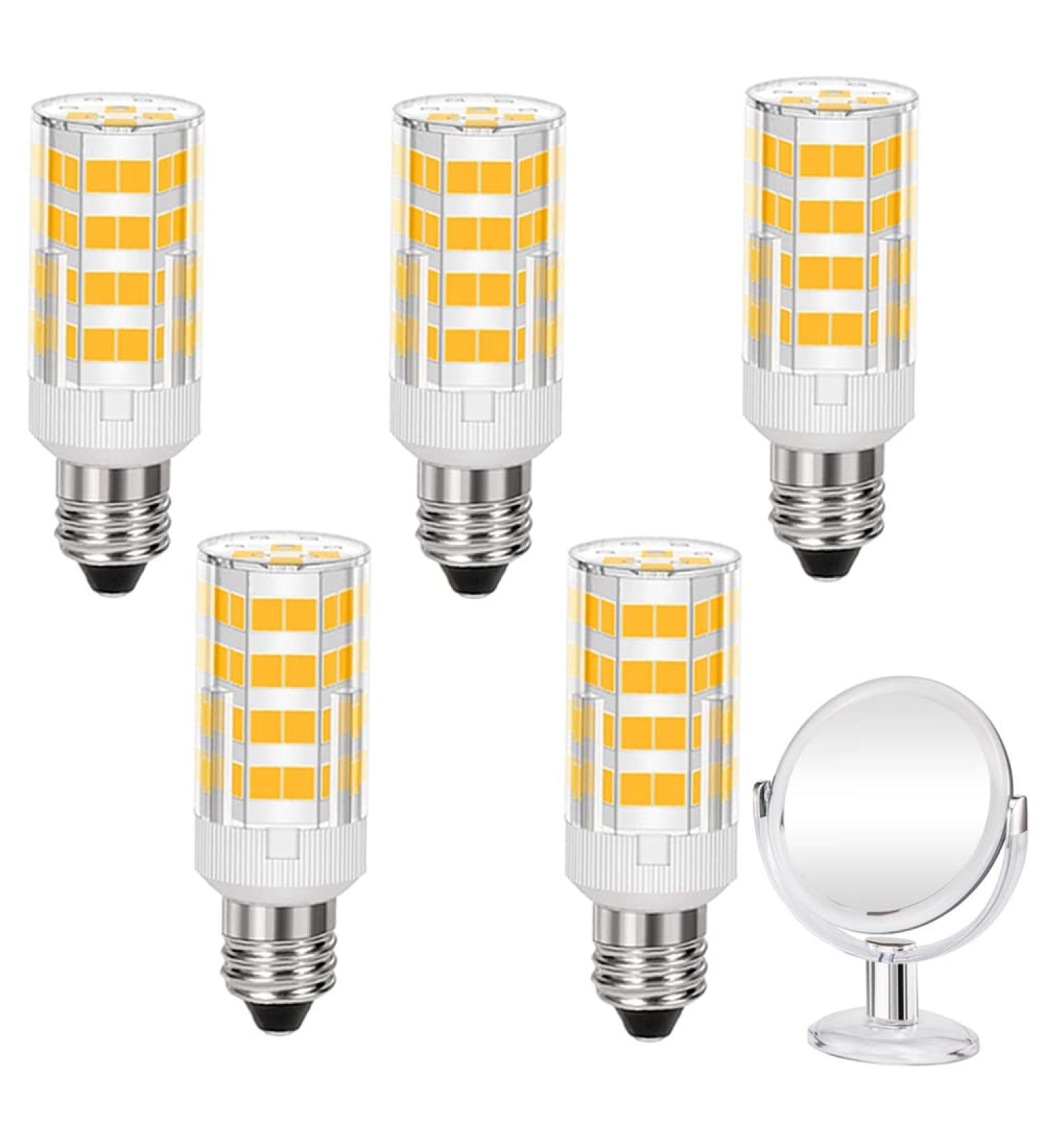 5Pack LED Makeup Mirror Bulb Replacement 20W RP34B Light Bulb - Warm White 3000k - Buy Online on SooperMarket.com