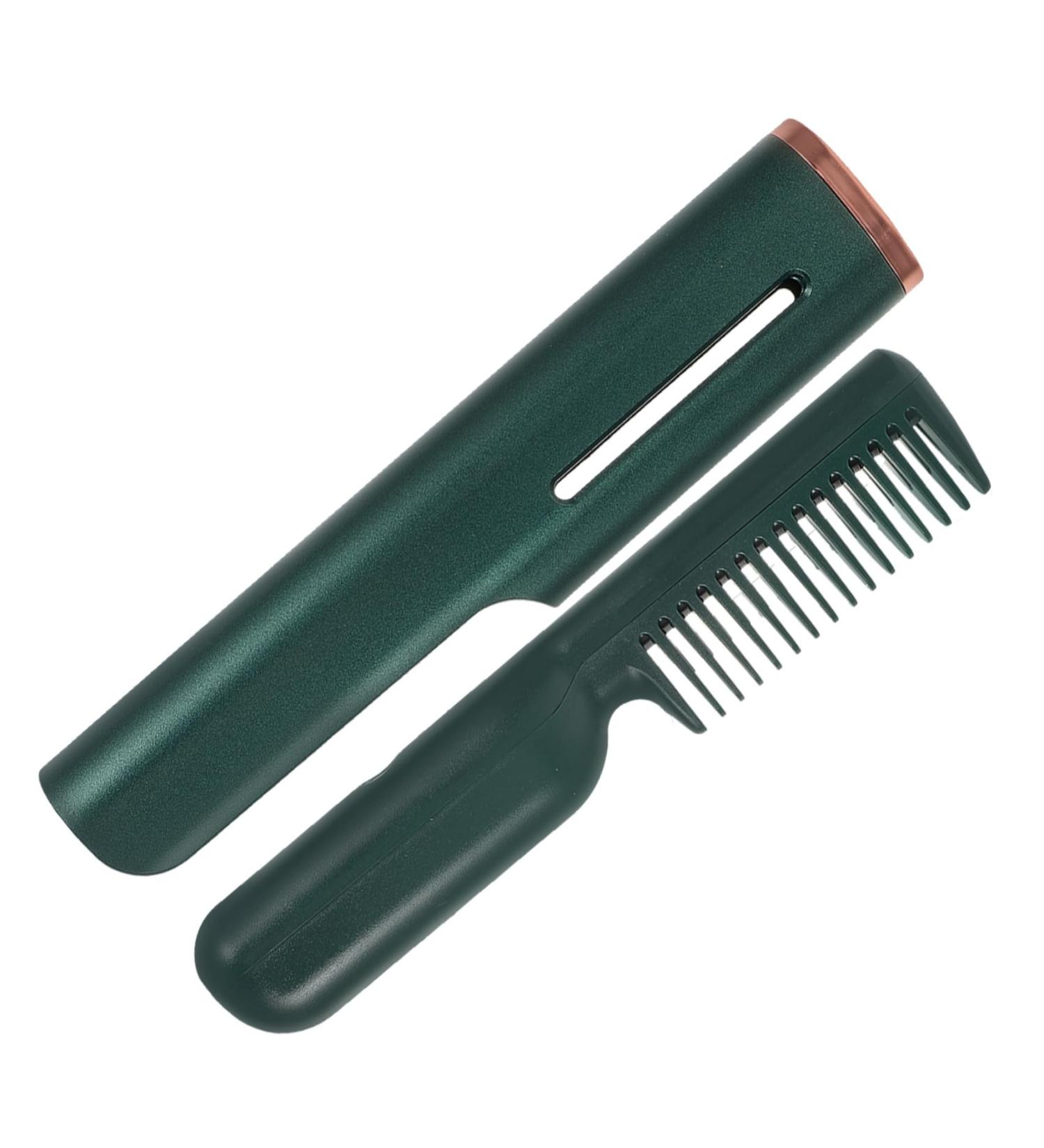 Didiseaon Hair Straightener Comb - Portable Electric Heating Tool for Straight Hair USB Ceramic Hairstyling Comb - Buy Online on SooperMarket.com