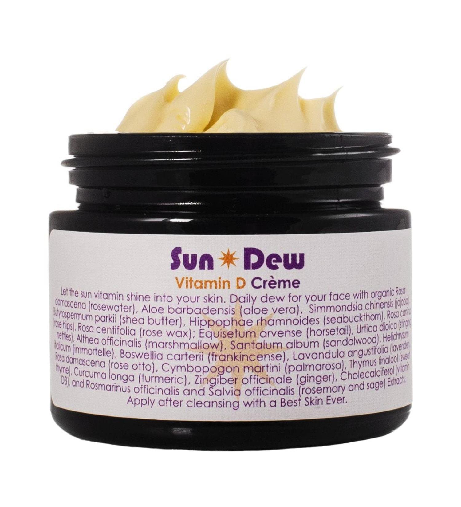 Living Libations Organic Sun Dew Transdermal Vitamin D Cr me | Natural Wildcrafted Vegan Clean Beauty (0.17 oz | 5 mL) - Buy Online on SooperMarket.com