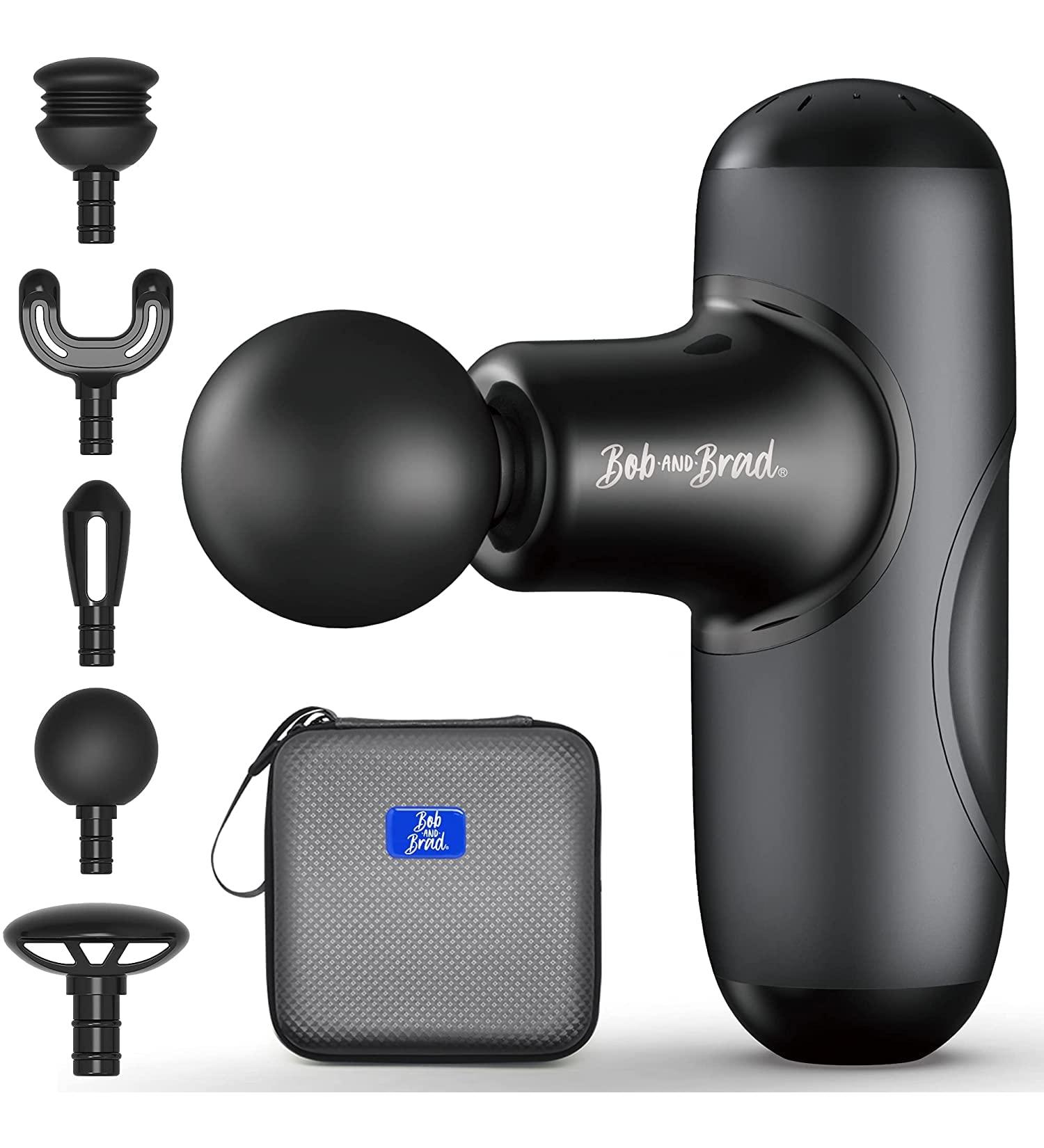 BOB AND BRAD Q2 Mini Massage Gun: Portable Pocket-Sized Percussion Massager with Carry Case - Buy Online on SooperMarket.com