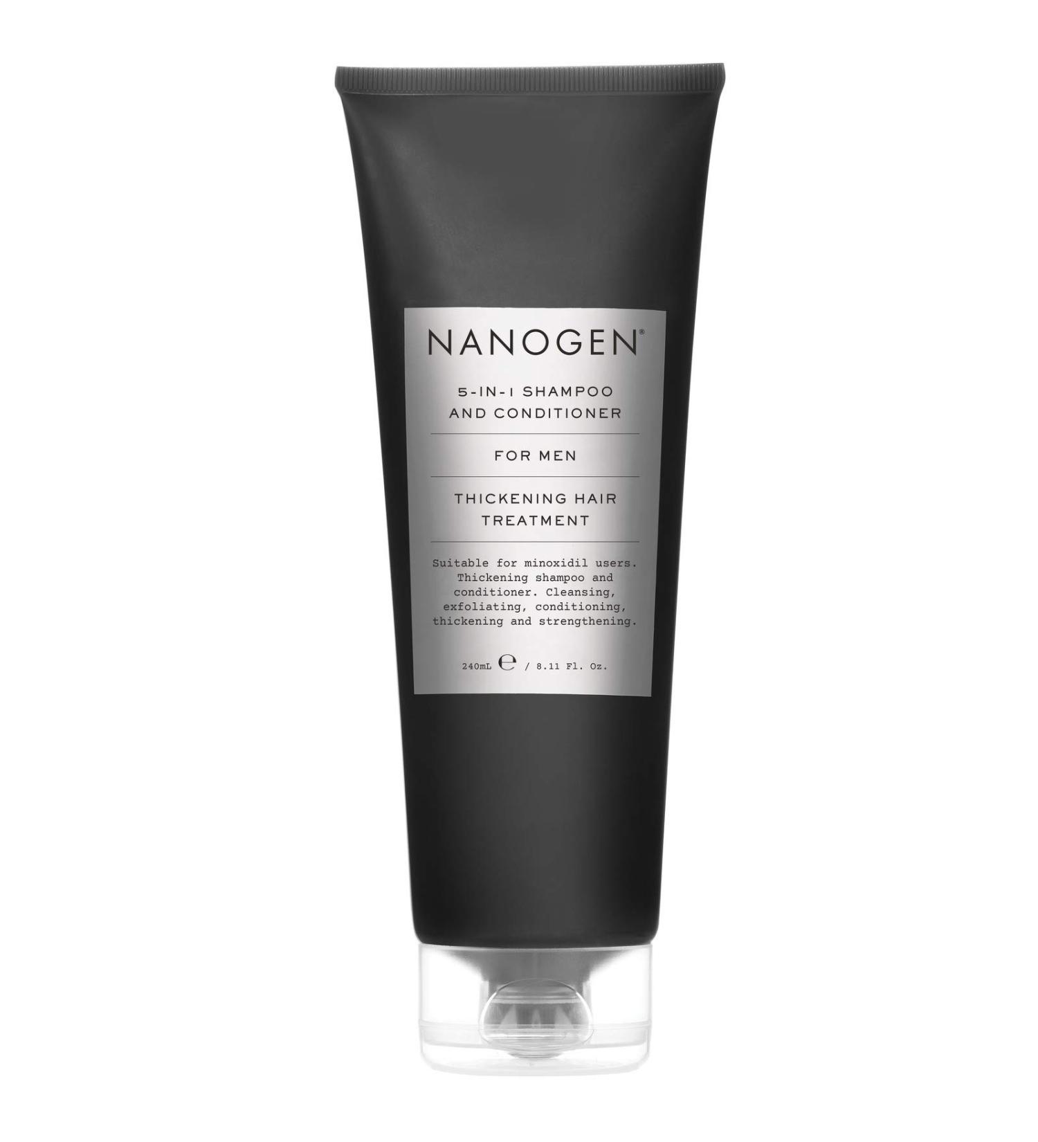 Nanogen 5in1 Hair Thickener Shampoo & Conditioner for Men 240ml