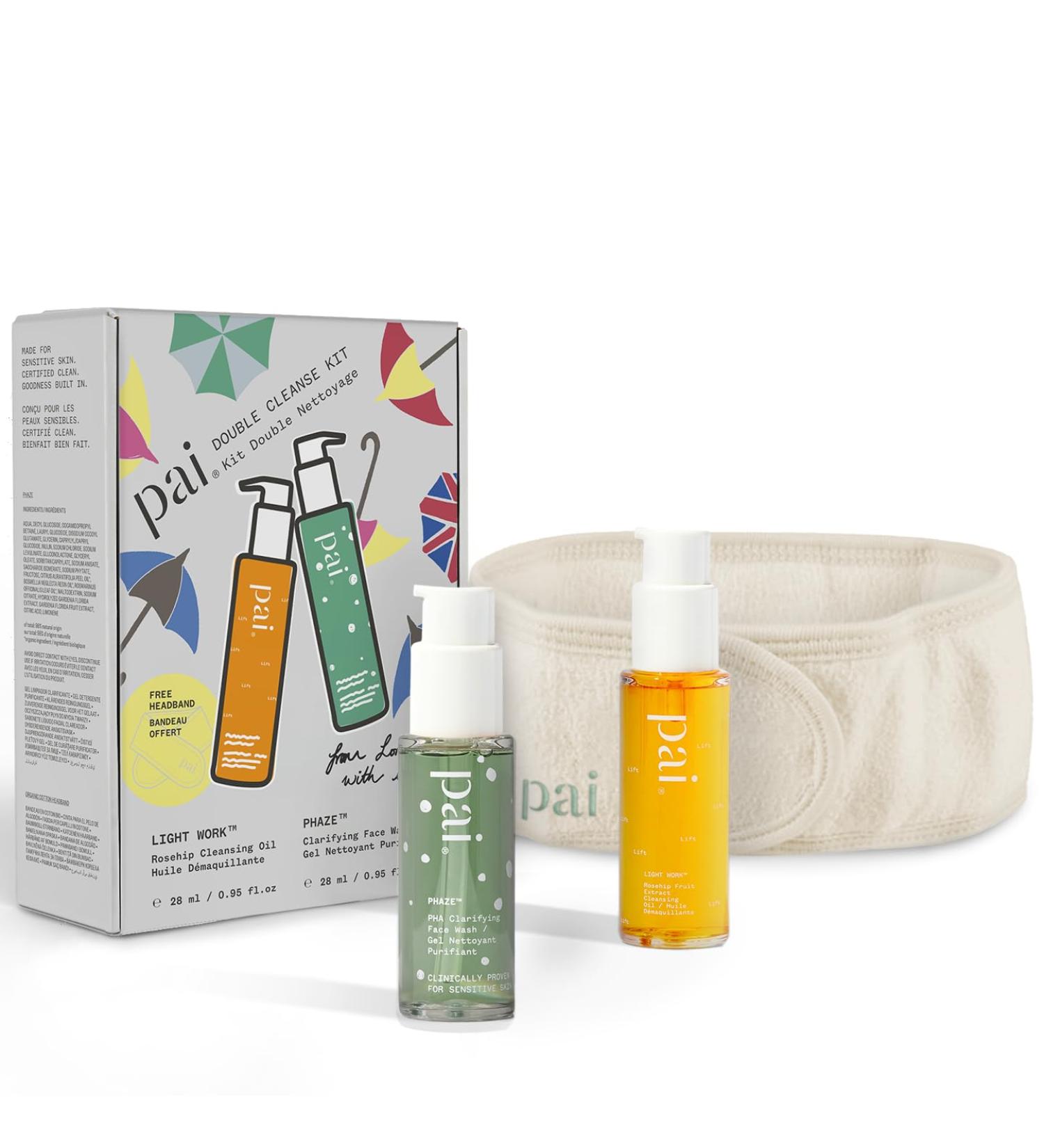 Pai Skincare London | Double Cleanse Beauty Gift Set | Organic Face Wash & Makeup Remover for Sensitive Skin | Made in London - Buy Online on SooperMarket.com