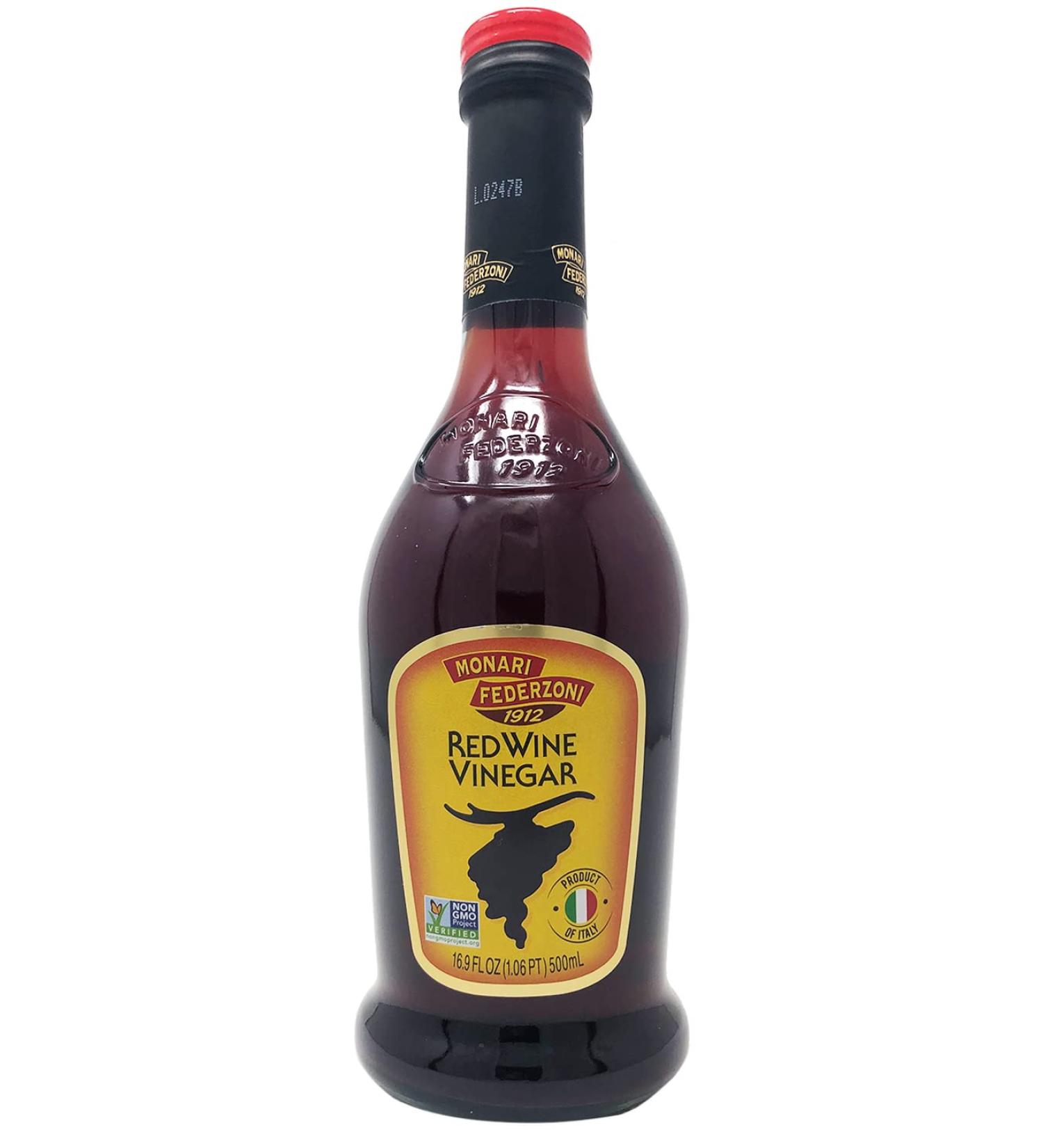 Monari Federzoni Red Wine Vinegar 16.9 oz - Authentic Italian Flavor - Buy Online on SooperMarket.com