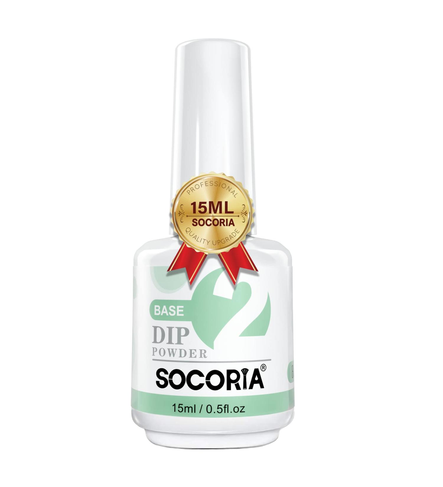 Buy Dip Powder Base Coat 15ml | Fast Dry Long-Lasting Nail Dipping Powder for DIY Salon & French Nail Art - No Lamp Needed - Buy Online on SooperMarket.com