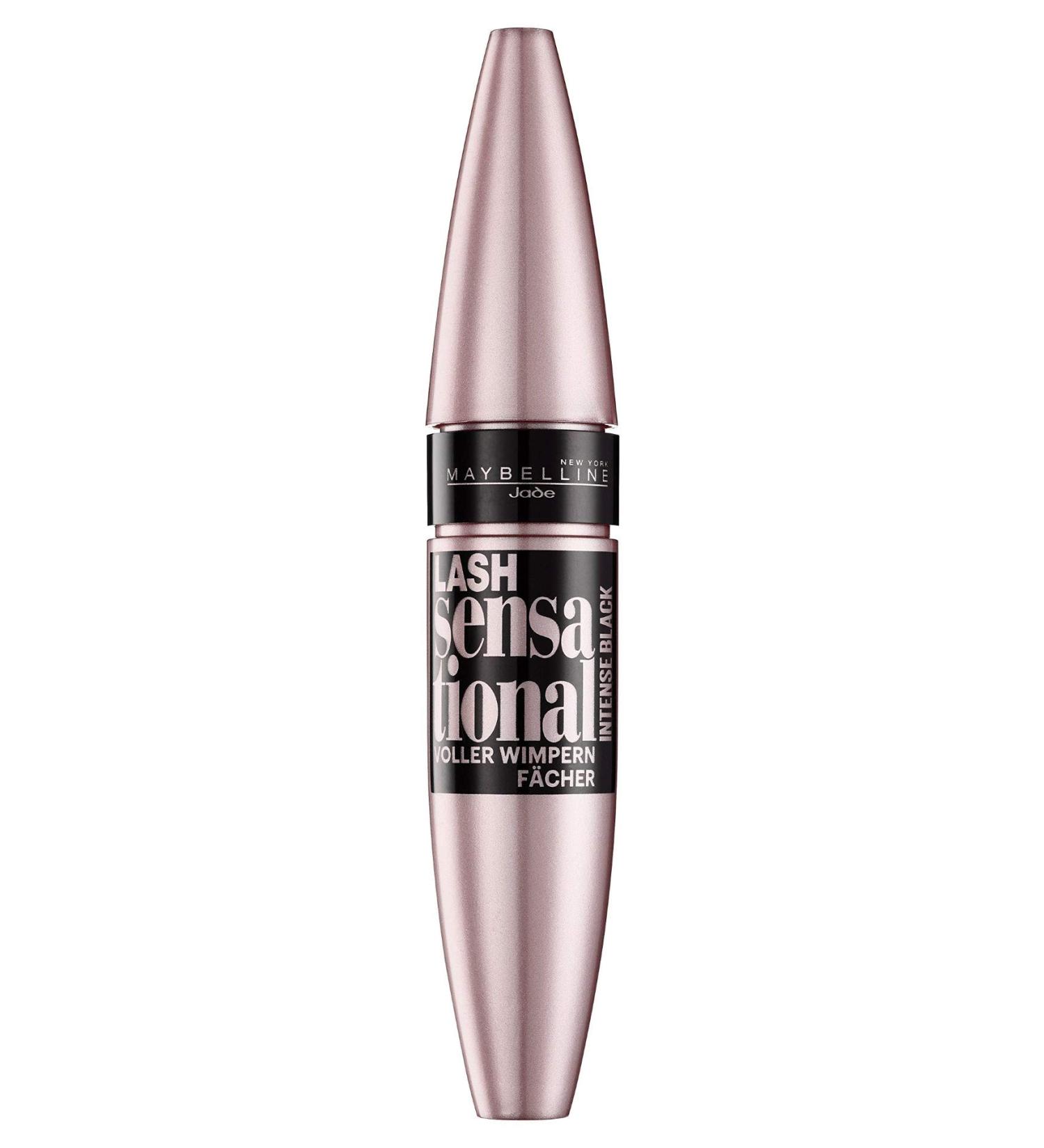 Maybelline New York Lash Sensational Black Mascara for Volume & Definition - Intense Black 9.5ml | International Shipping Available - Buy Online on SooperMarket.com