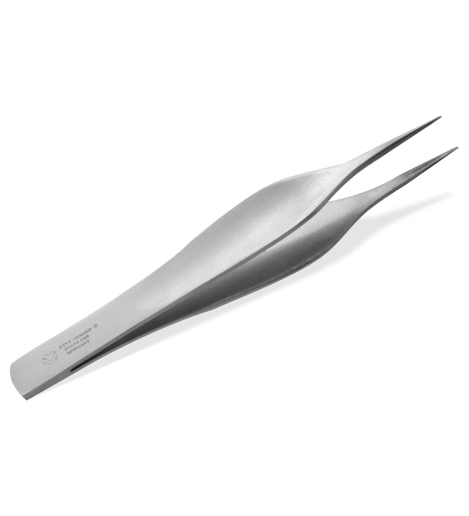 Otto Herder Manicure Splinter Tweezers 9.3 cm - Stainless Steel Pointed Tip Precision Tweezers for Flawless Grooming - Buy Online on SooperMarket.com