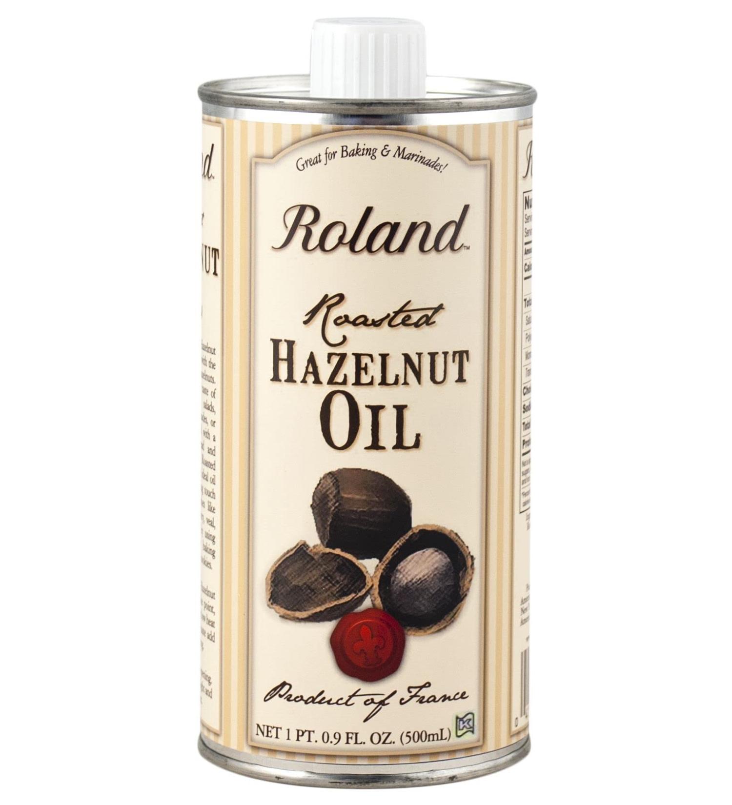 Roland Foods Roasted Hazelnut Oil - 16.9 Fl Oz Can - Specialty Imported Food - Buy Online on SooperMarket.com