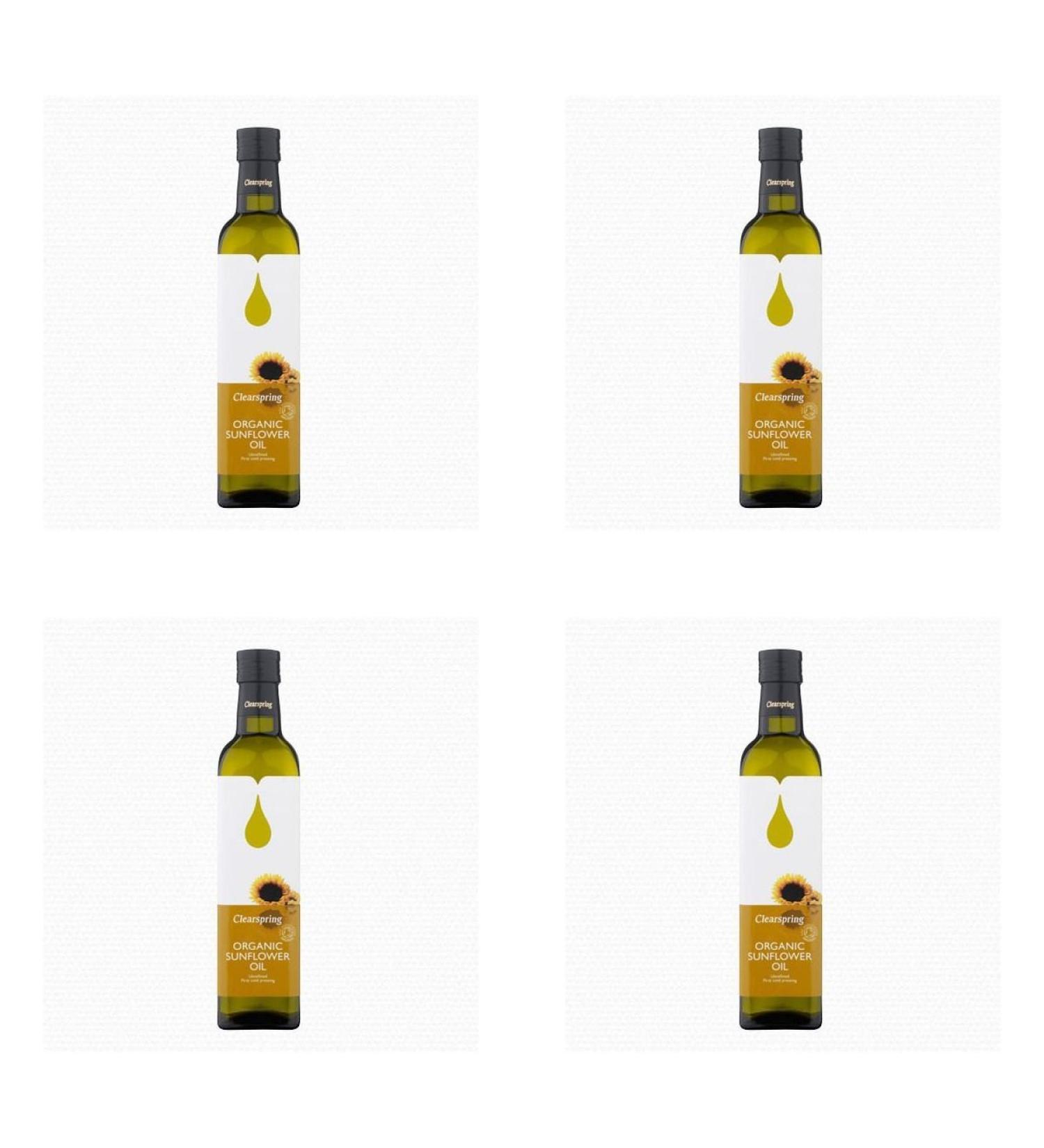 Clearspring | Sunflower Frying Oil Organic | 4 x 500ml